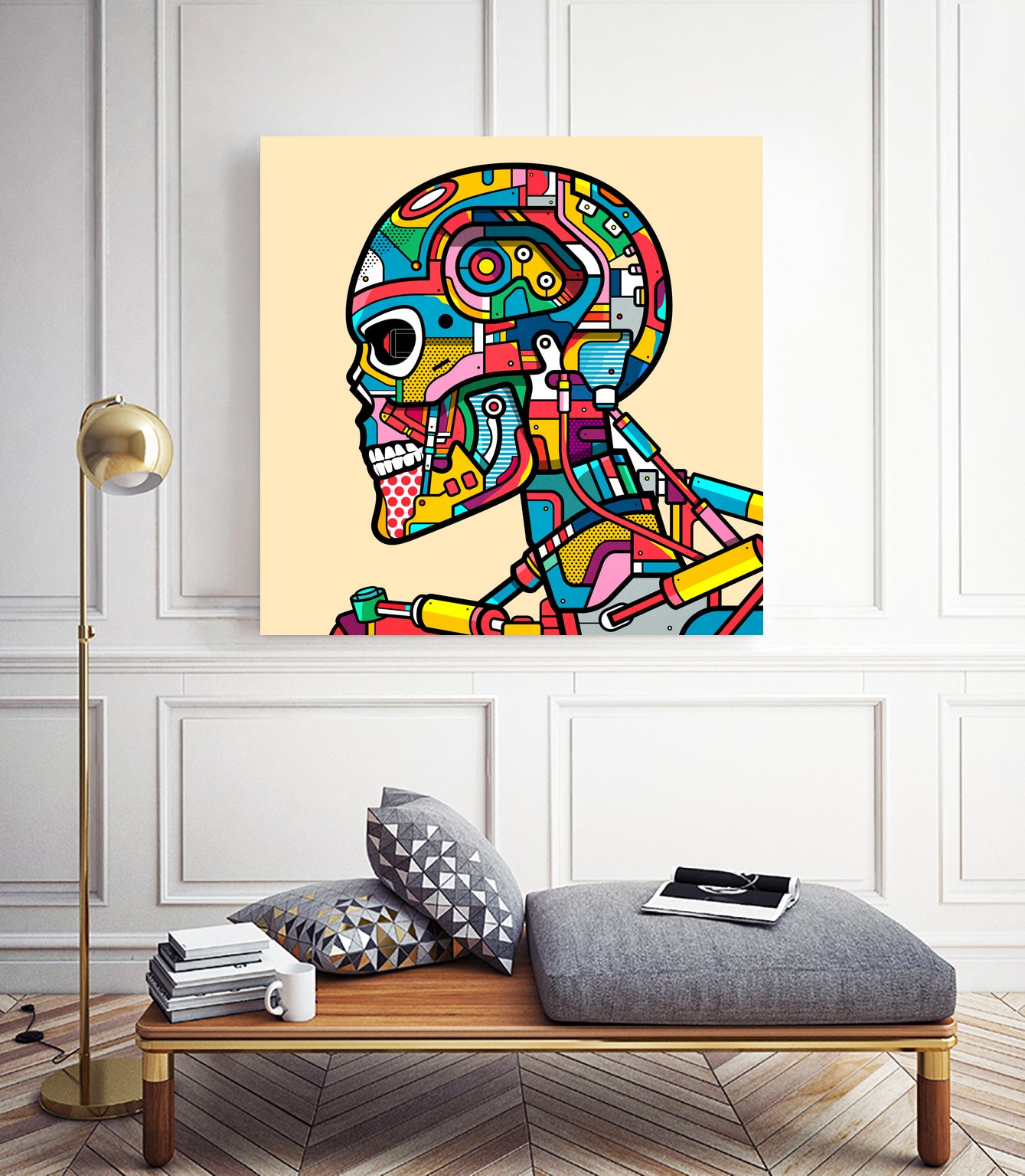 T-800 by Marco Schiavon on GIANT ART - red character design