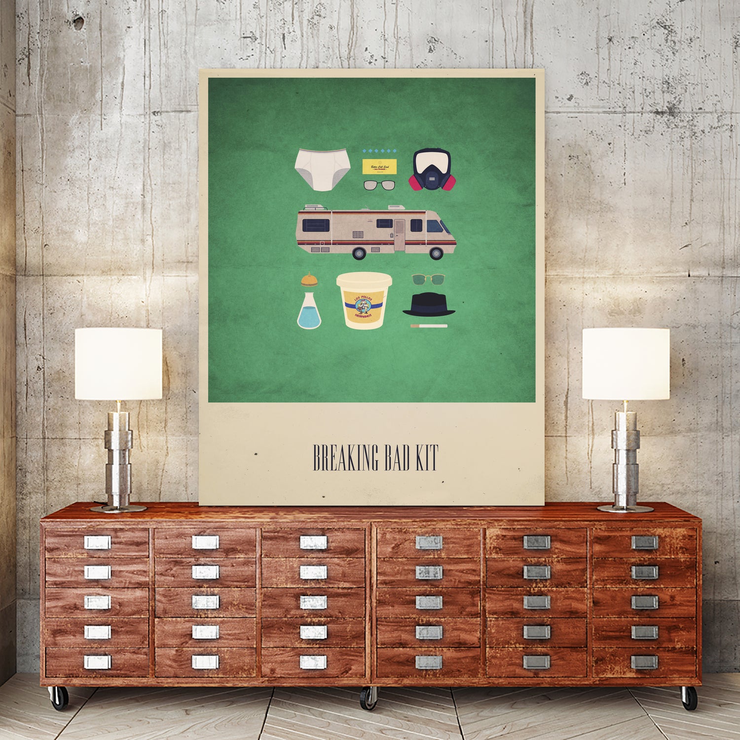 The Breaking Bad Kit by A F on GIANT ART - green digital drawing