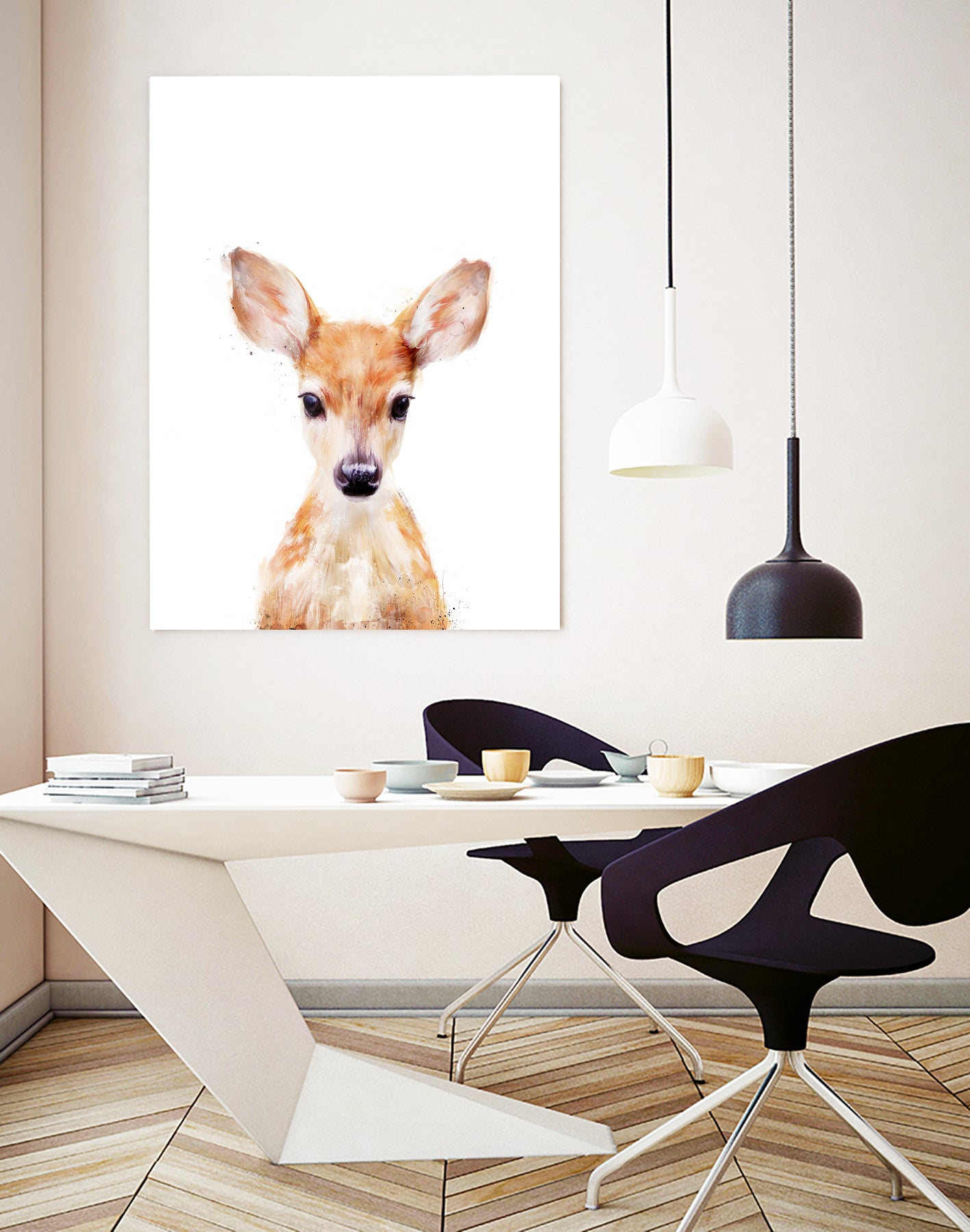 Little Deer by Amy Hamilton on GIANT ART - digital painting