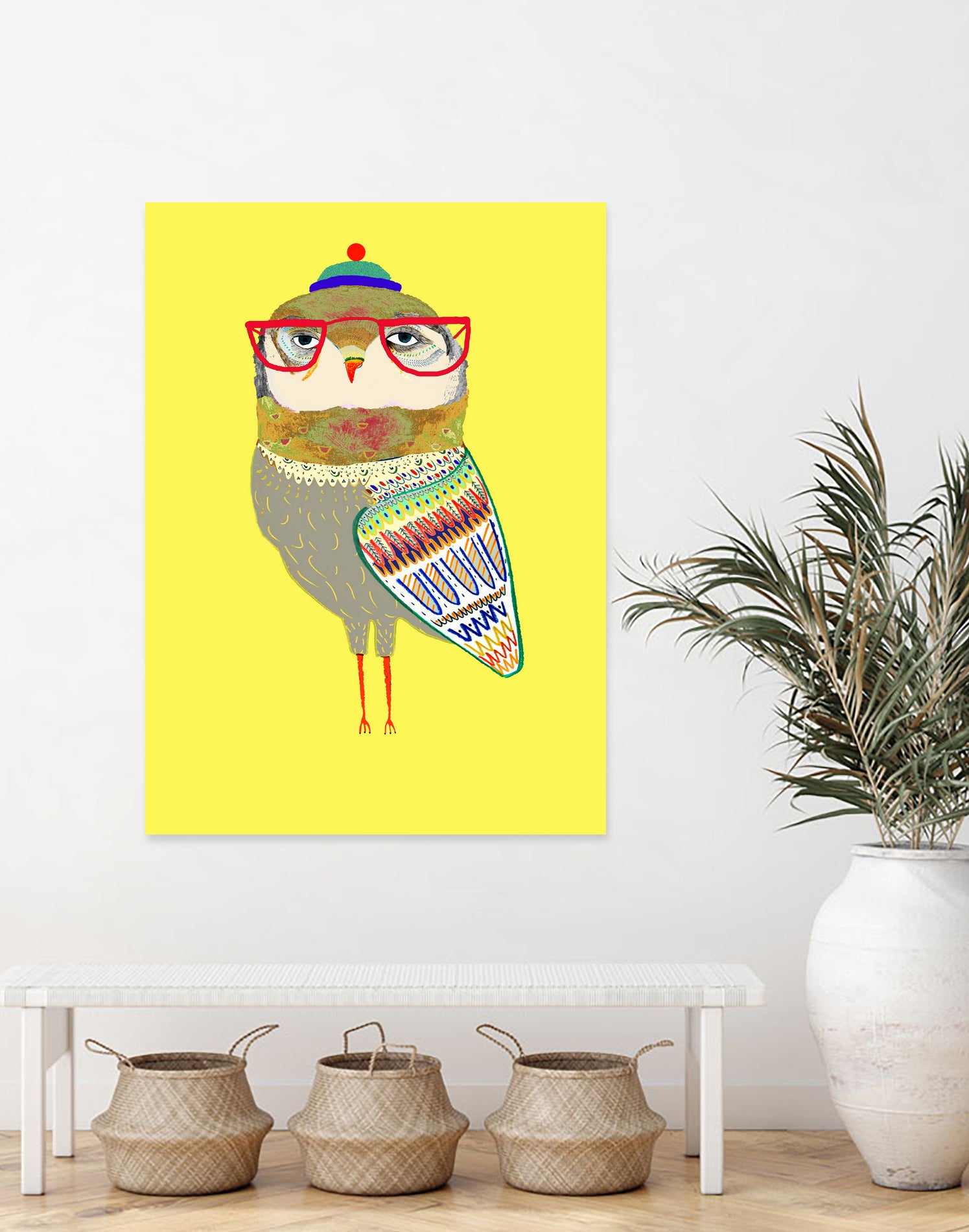 Owl Boss Man by Ashley Percival on GIANT ART - digital drawing