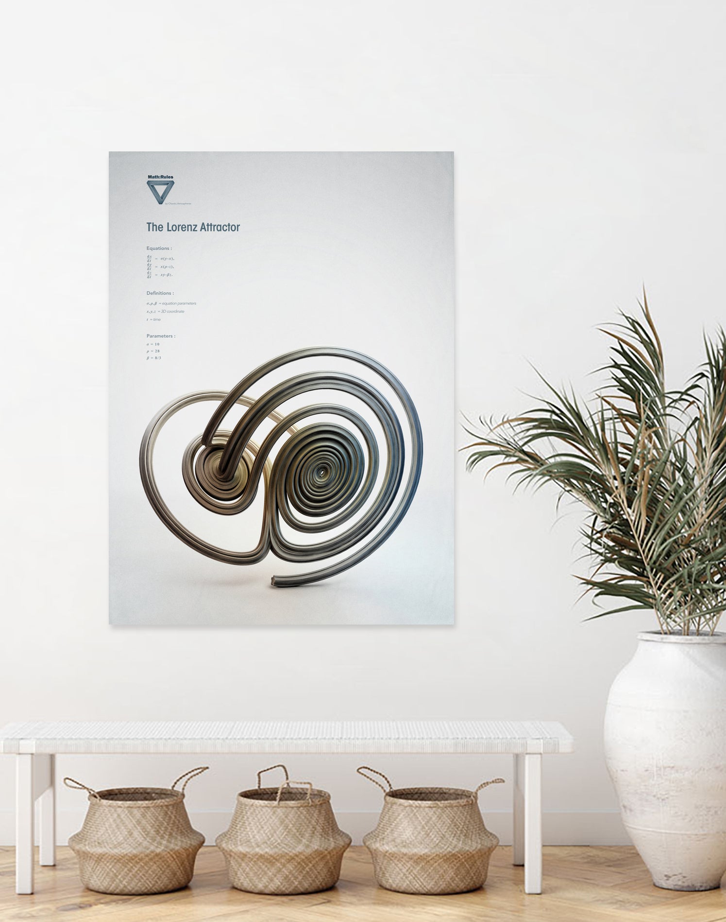The Lorenz Attractor by . Chaotic Atmospheres on GIANT ART - 3d art