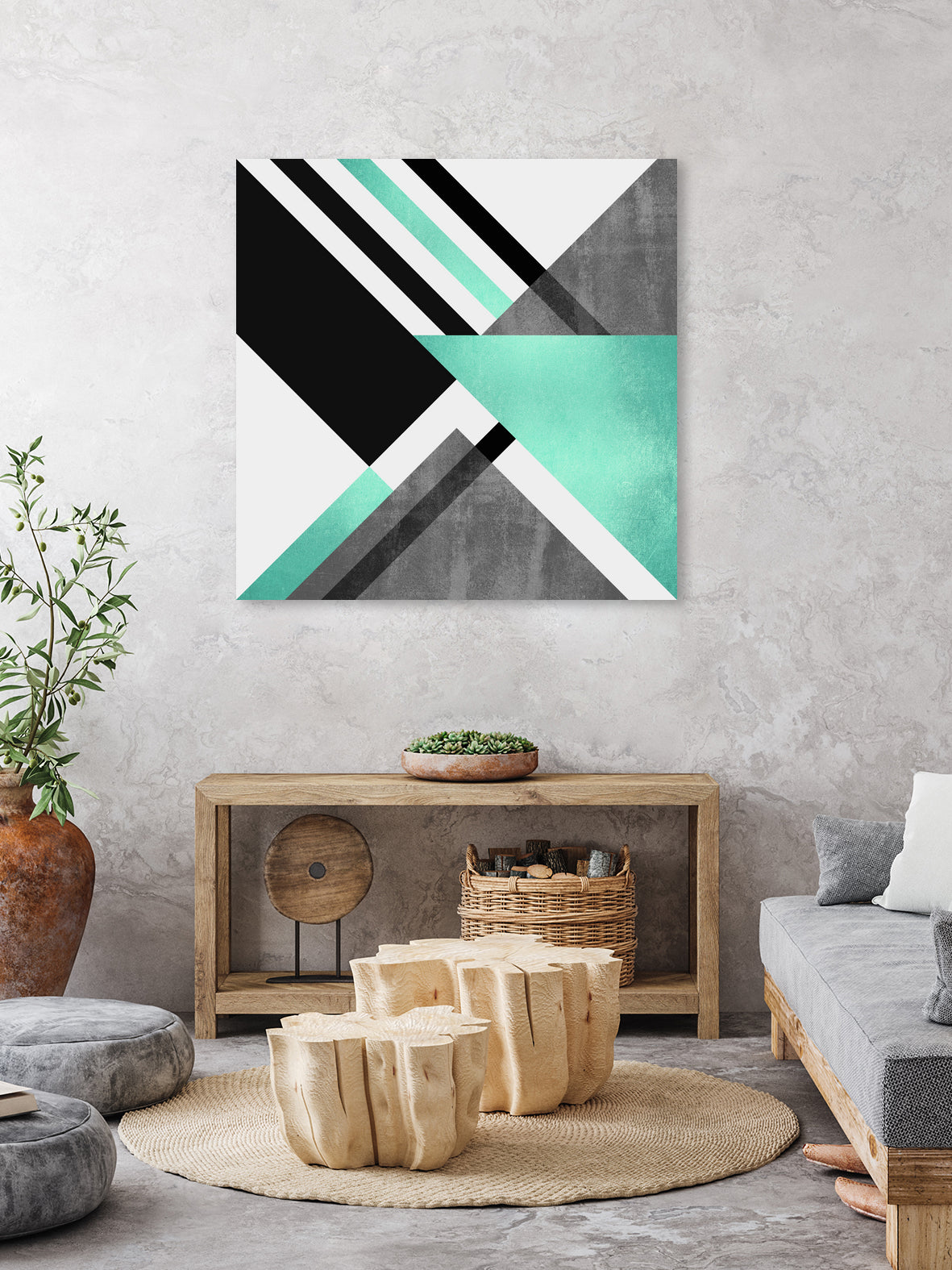 Foldings by Elisabeth Fredriksson on GIANT ART - blue digital painting