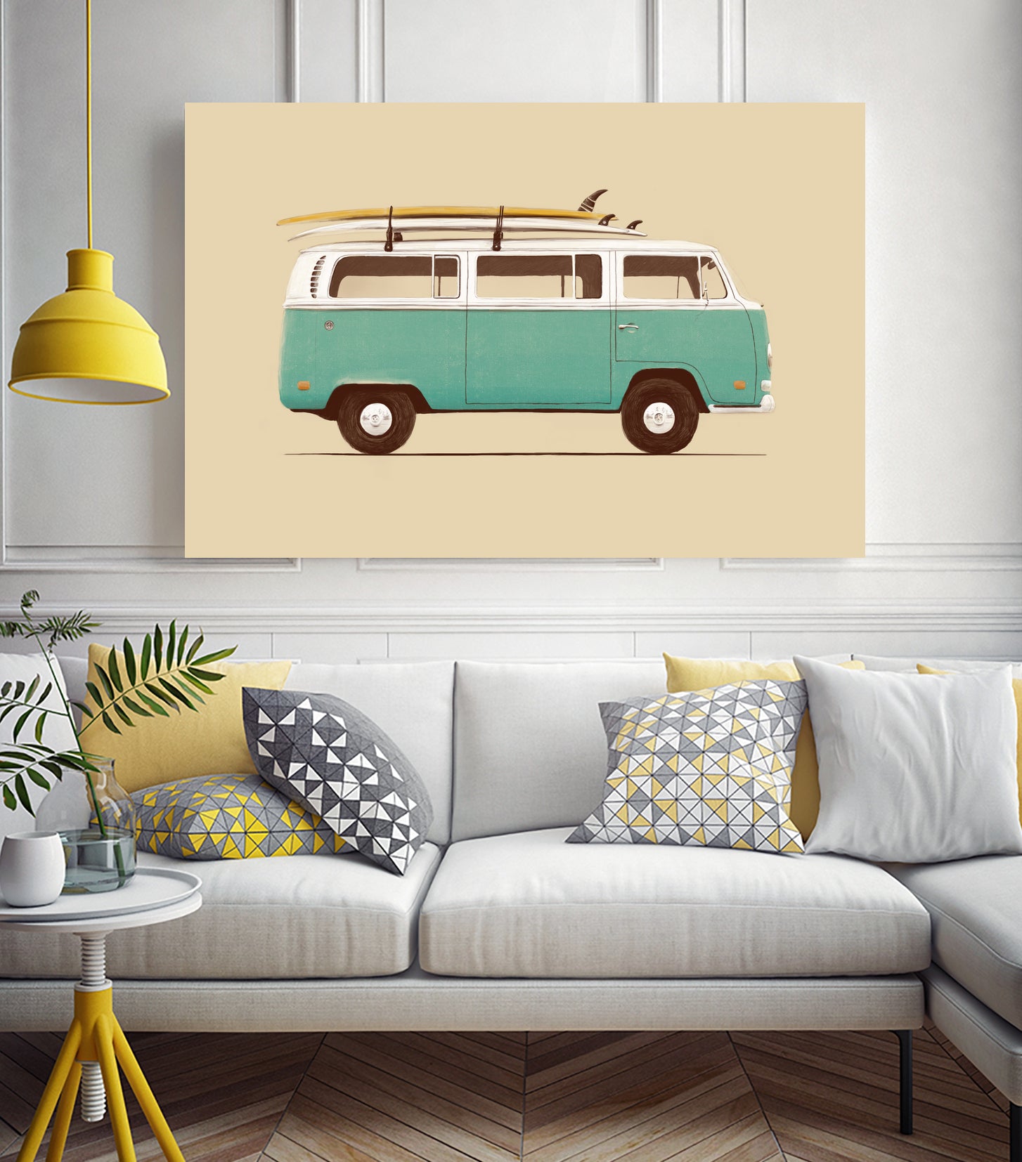 Blue Van by Florent Bodart on GIANT ART - blue digital drawing