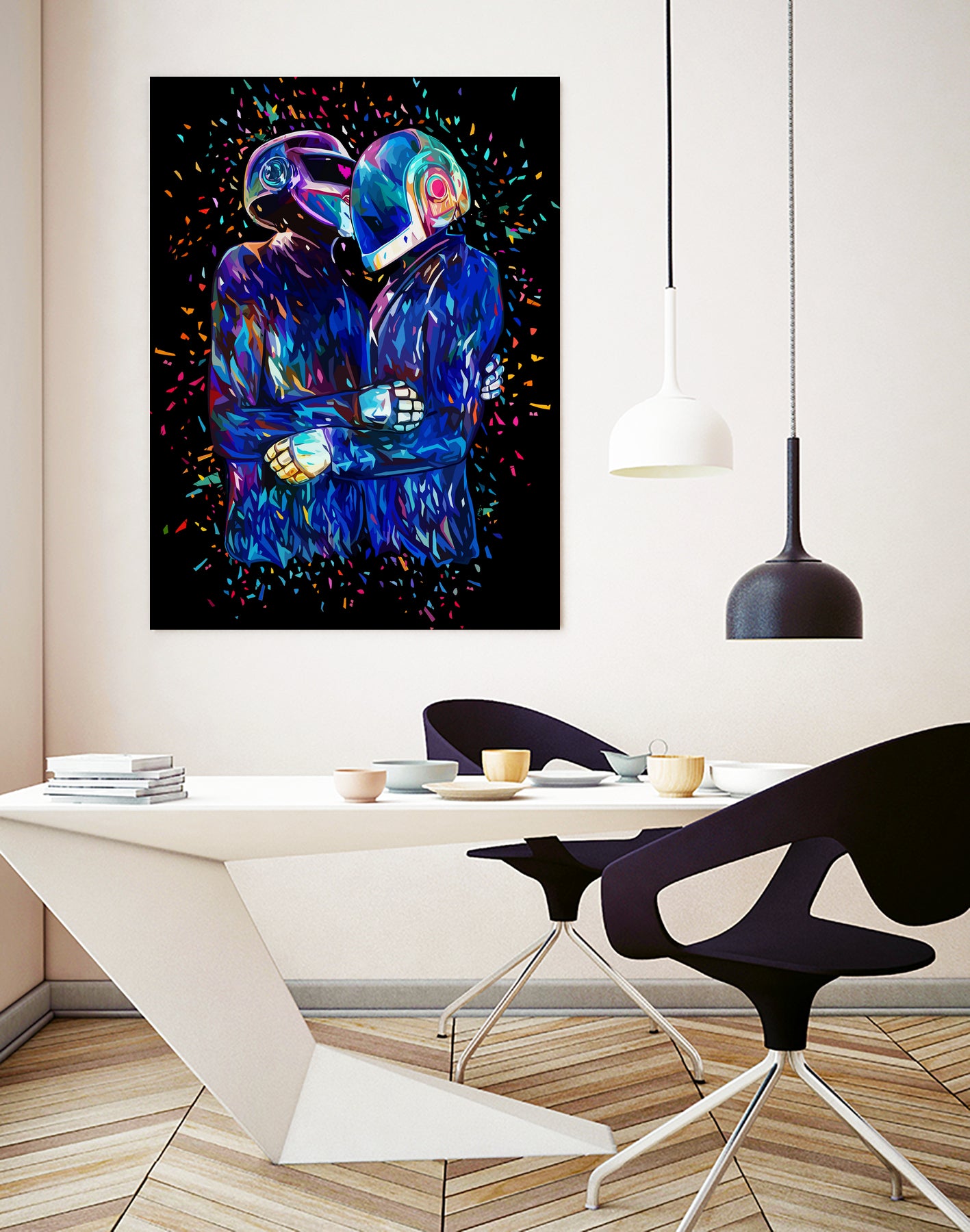 The Embrace - Black Variant by Alessandro Pautasso on GIANT ART - black digital painting