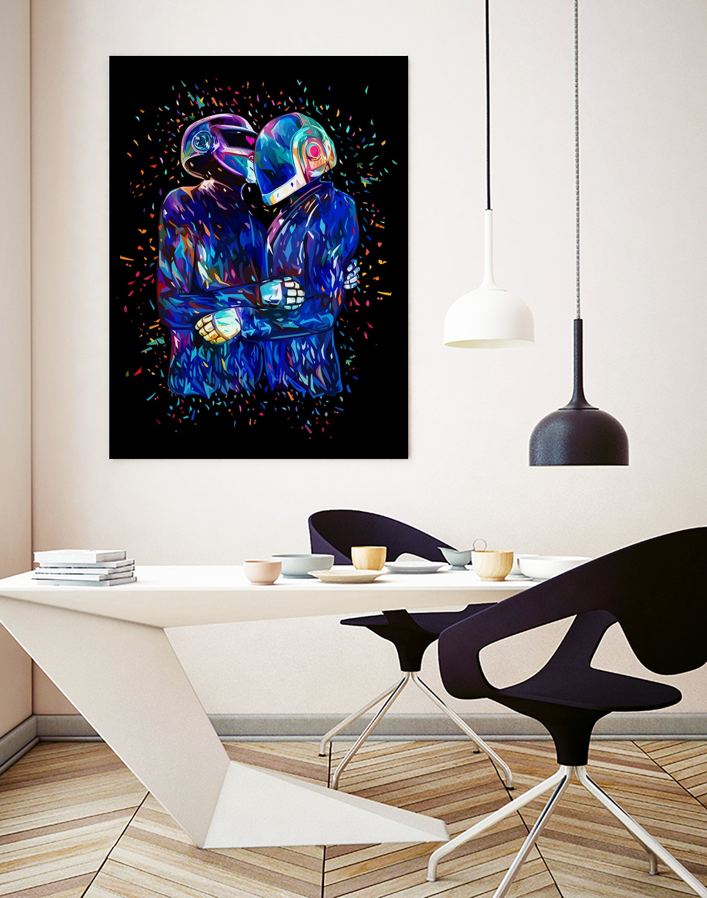 The Embrace - Black Variant by Alessandro Pautasso on GIANT ART - black digital painting