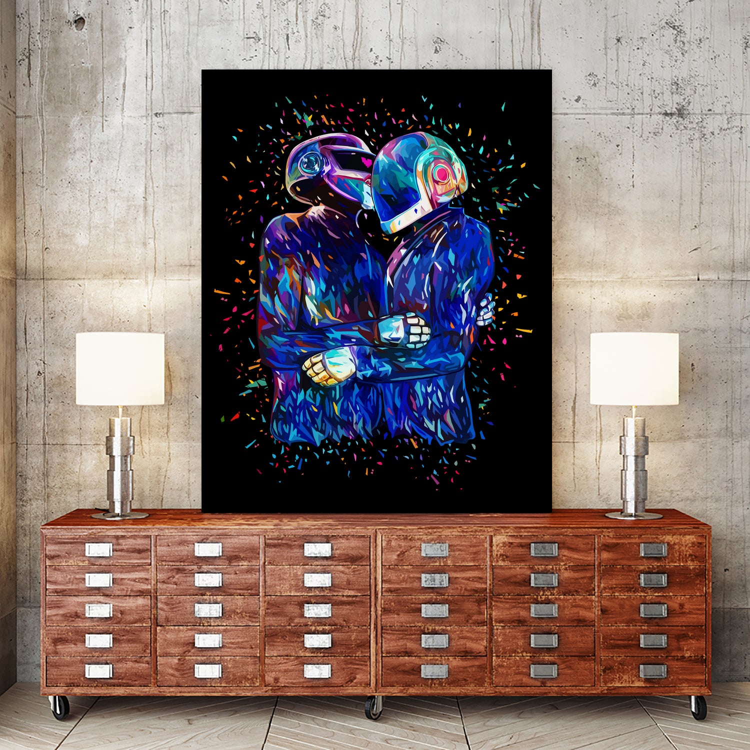 The Embrace - Black Variant by Alessandro Pautasso on GIANT ART - black digital painting