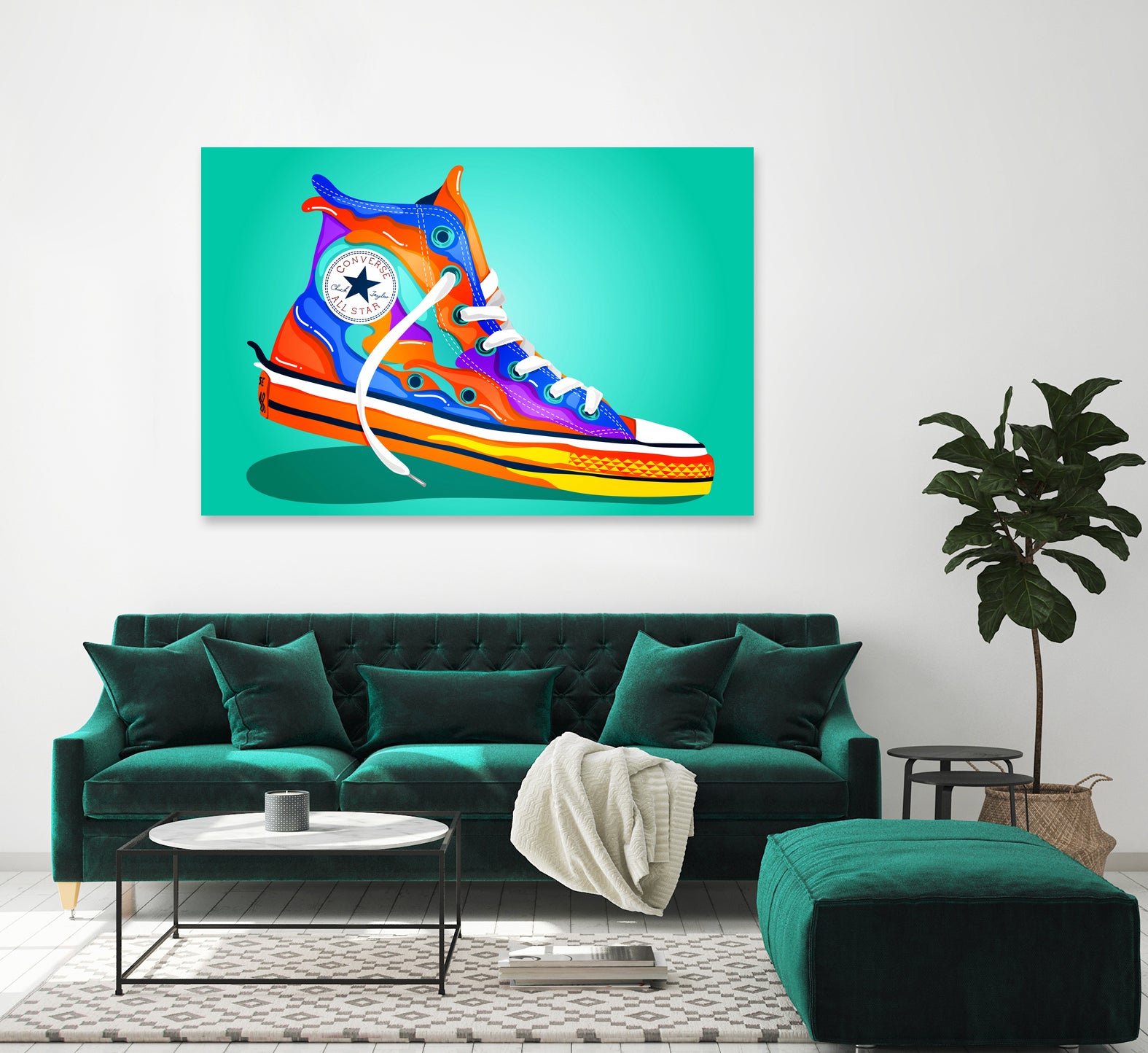 The Classic Series: Converse by Michelle Karyl Nerona on GIANT ART - white digital painting