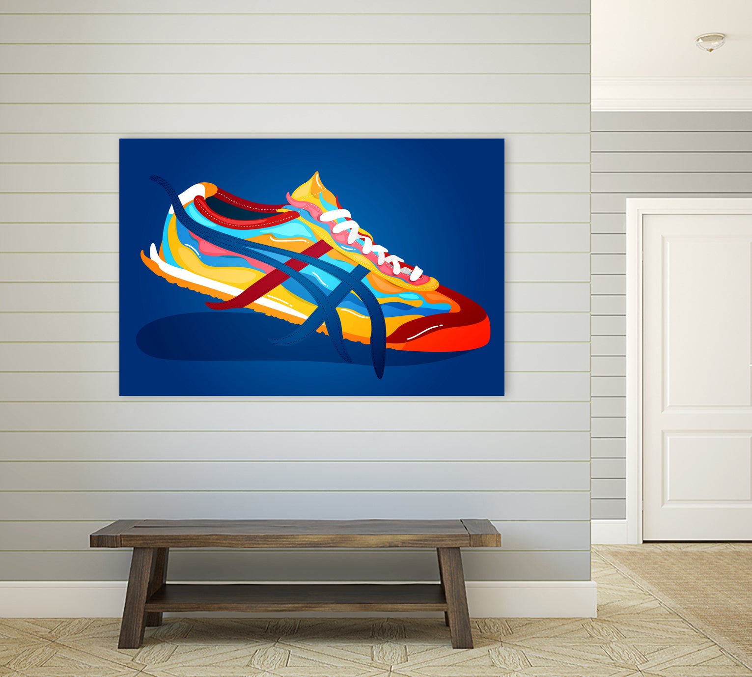 The Classic Series: Onitsuka Tiger Mexico 66 by Michelle Karyl Nerona on GIANT ART - white digital painting