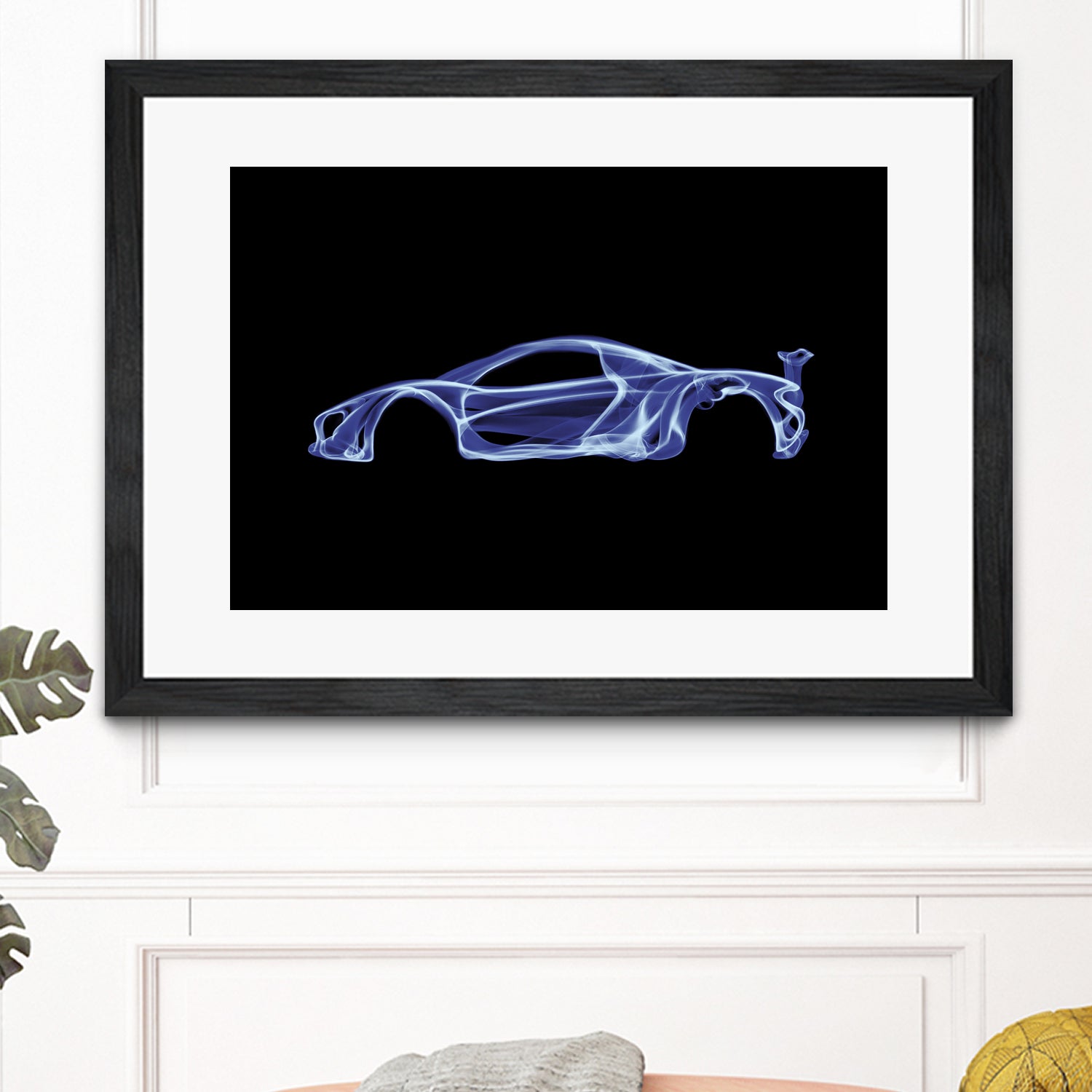 McLaren P1 by Octavian Mihai Mielu on GIANT ART - blue digital painting