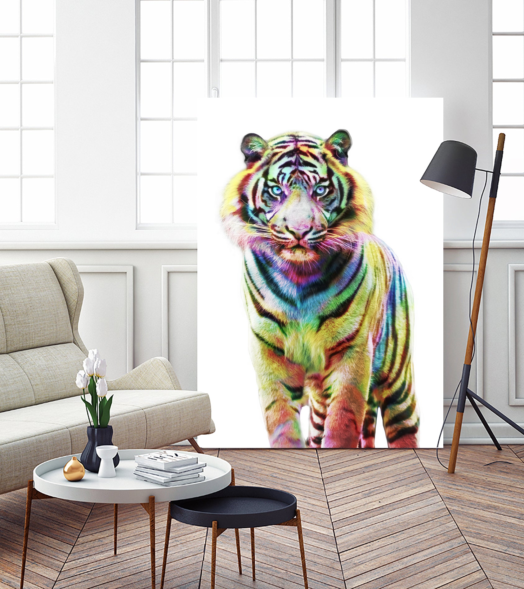 Le Tigre de Couleurs by Julien Kaltnecker on GIANT ART - digital drawing