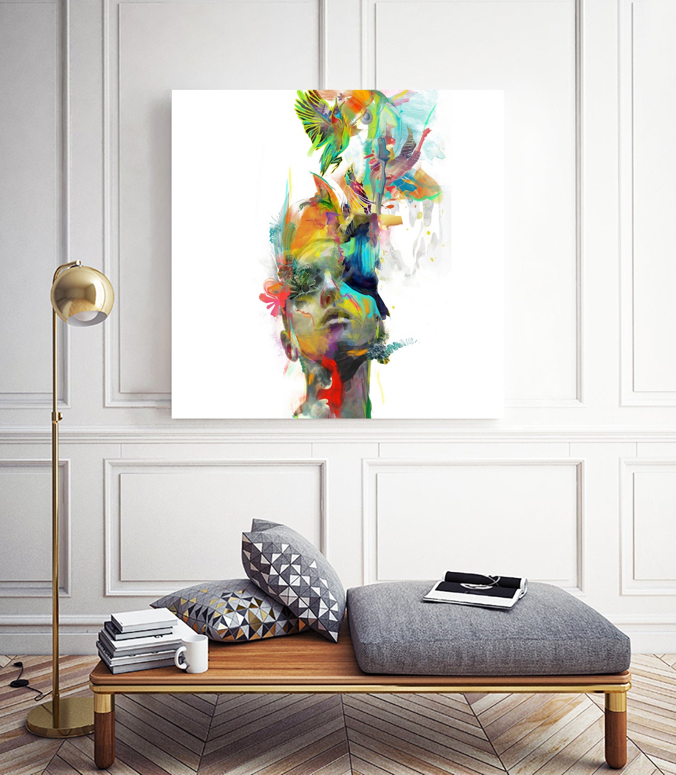 Dream Theory by Archan Nair on GIANT ART - white digital painting