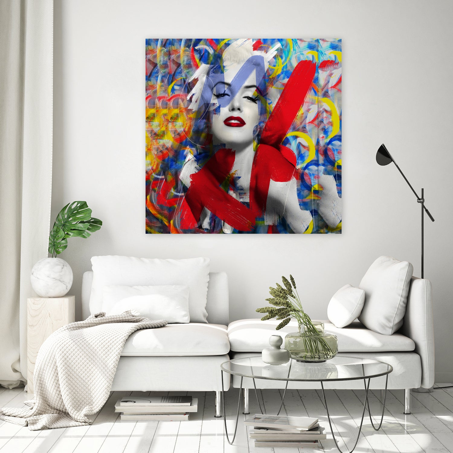 Sweet Marilyn by Daniel Malta on GIANT ART - red digital painting