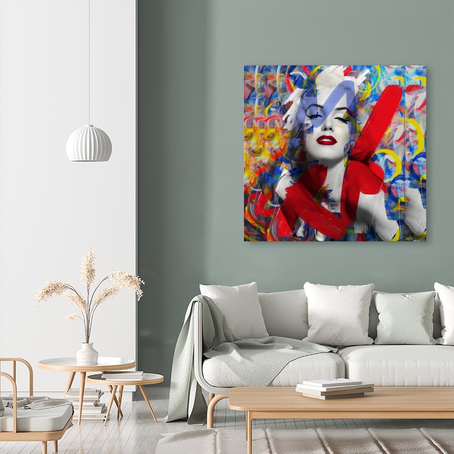 Sweet Marilyn by Daniel Malta on GIANT ART - red digital painting