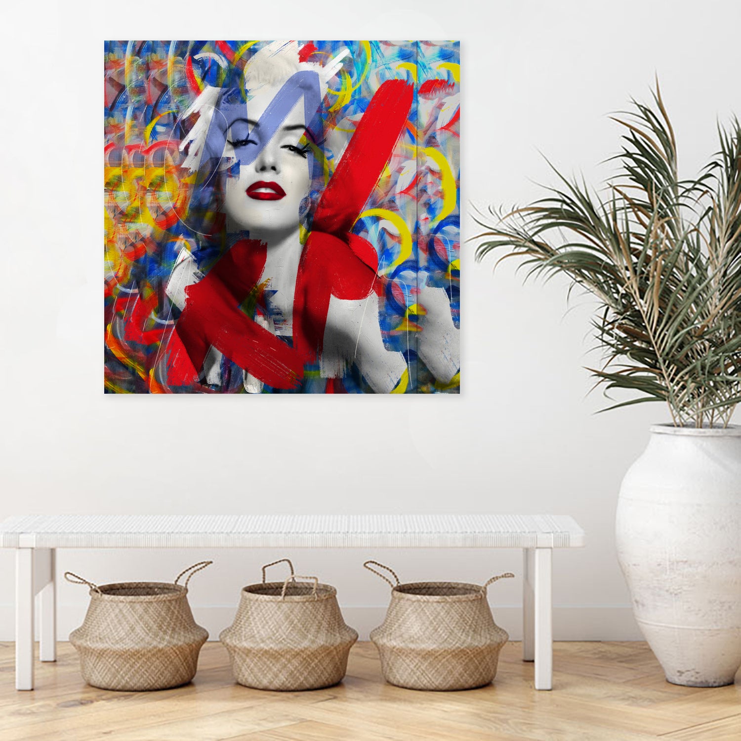 Sweet Marilyn by Daniel Malta on GIANT ART - red digital painting