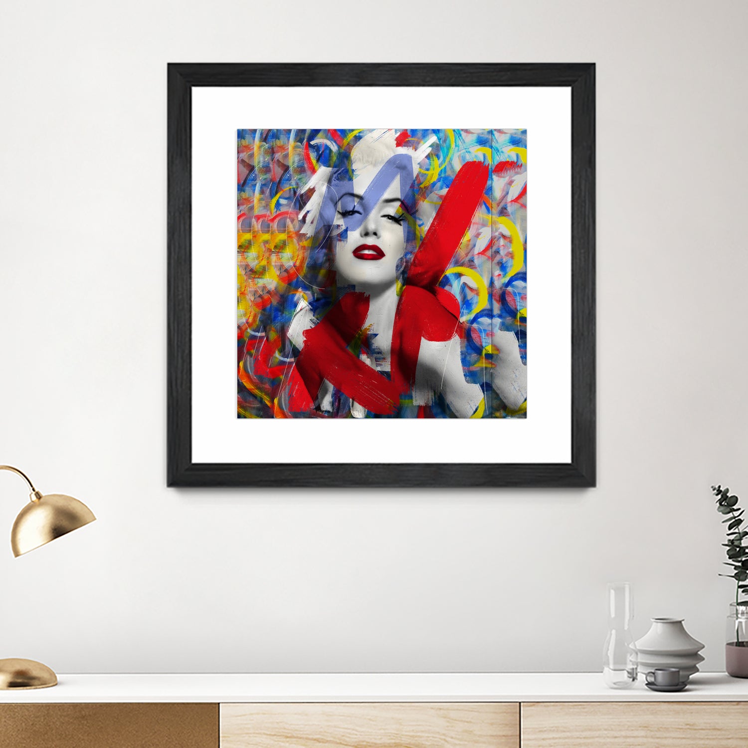 Sweet Marilyn by Daniel Malta on GIANT ART - red digital painting