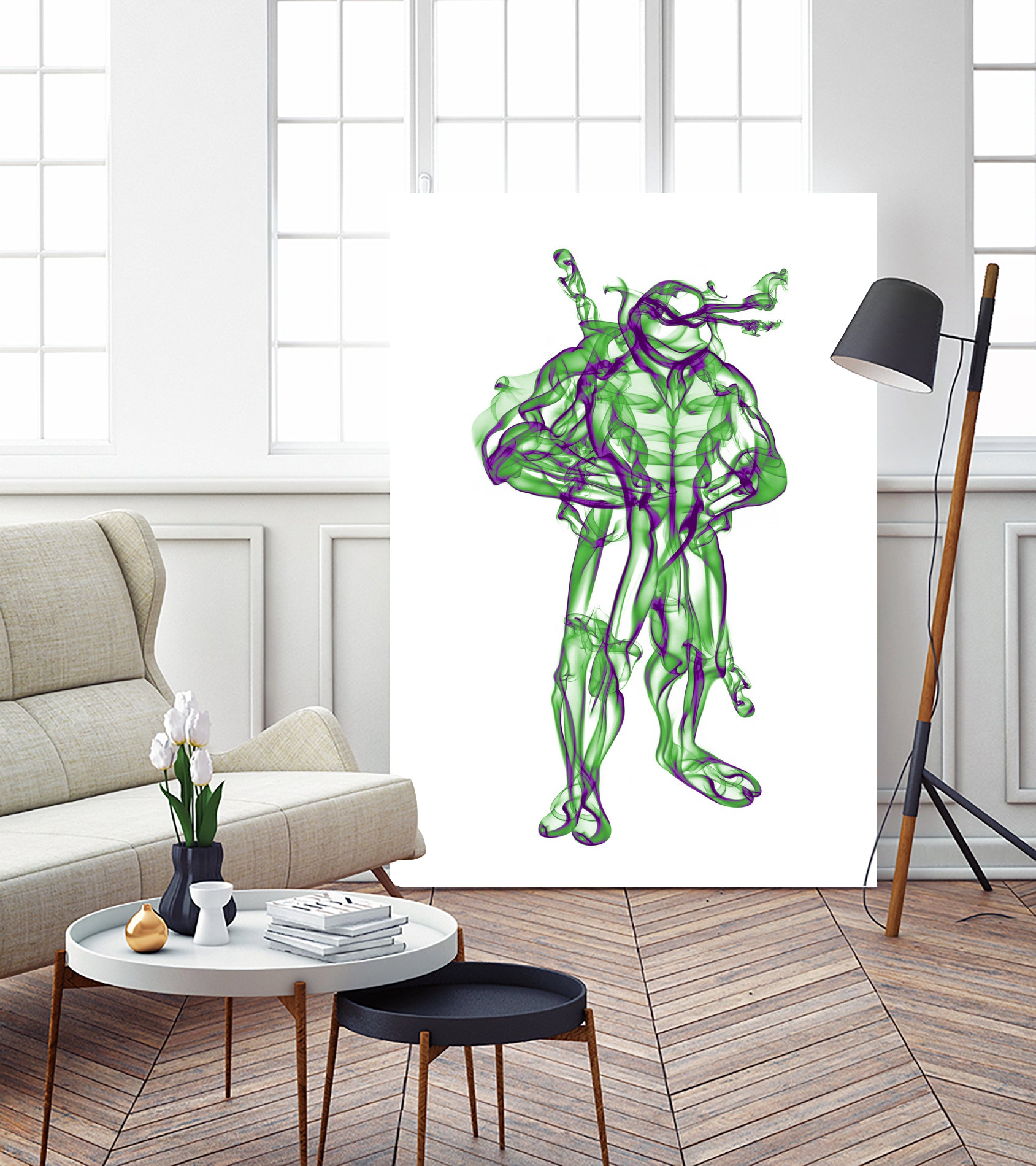 Donatello by Octavian Mihai Mielu on GIANT ART - green digital painting