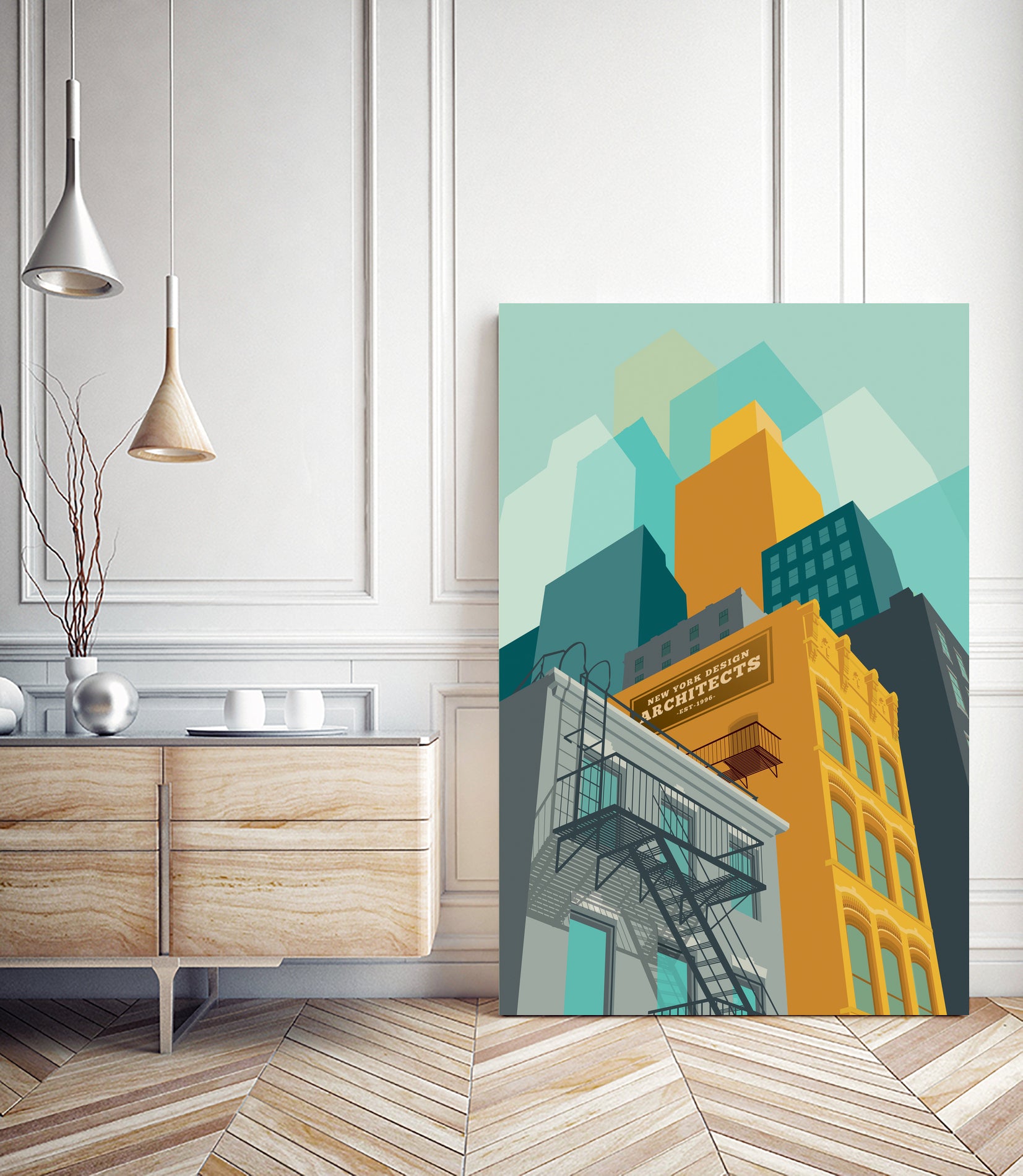 Tribeca by Remko Heemskerk on GIANT ART - vector illustration