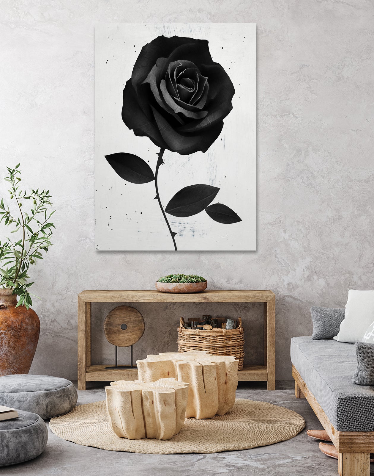 Fabric Rose by Ruben Ireland on GIANT ART - digital painting