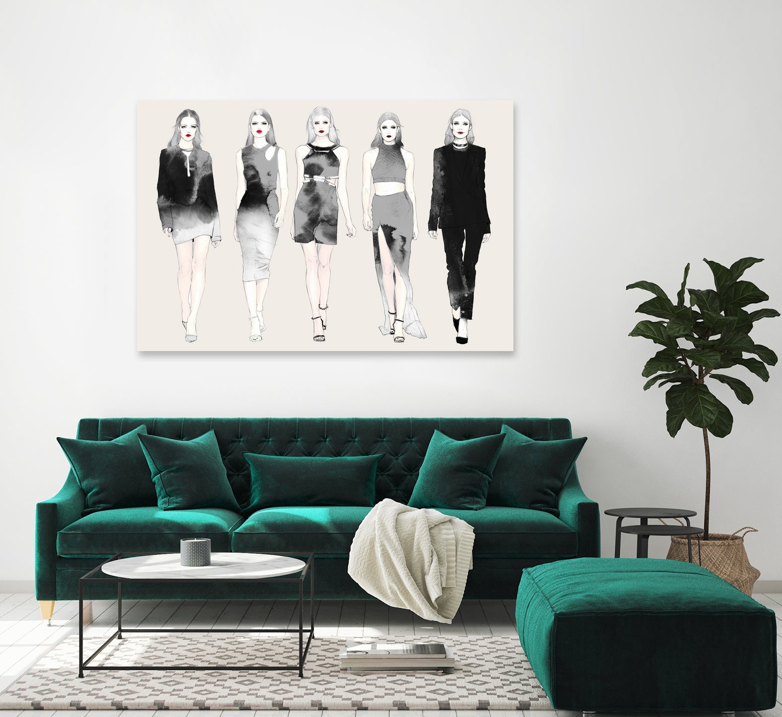 On Wednesdays We Wear Black by Sara Eshak on GIANT ART - black photo illustration