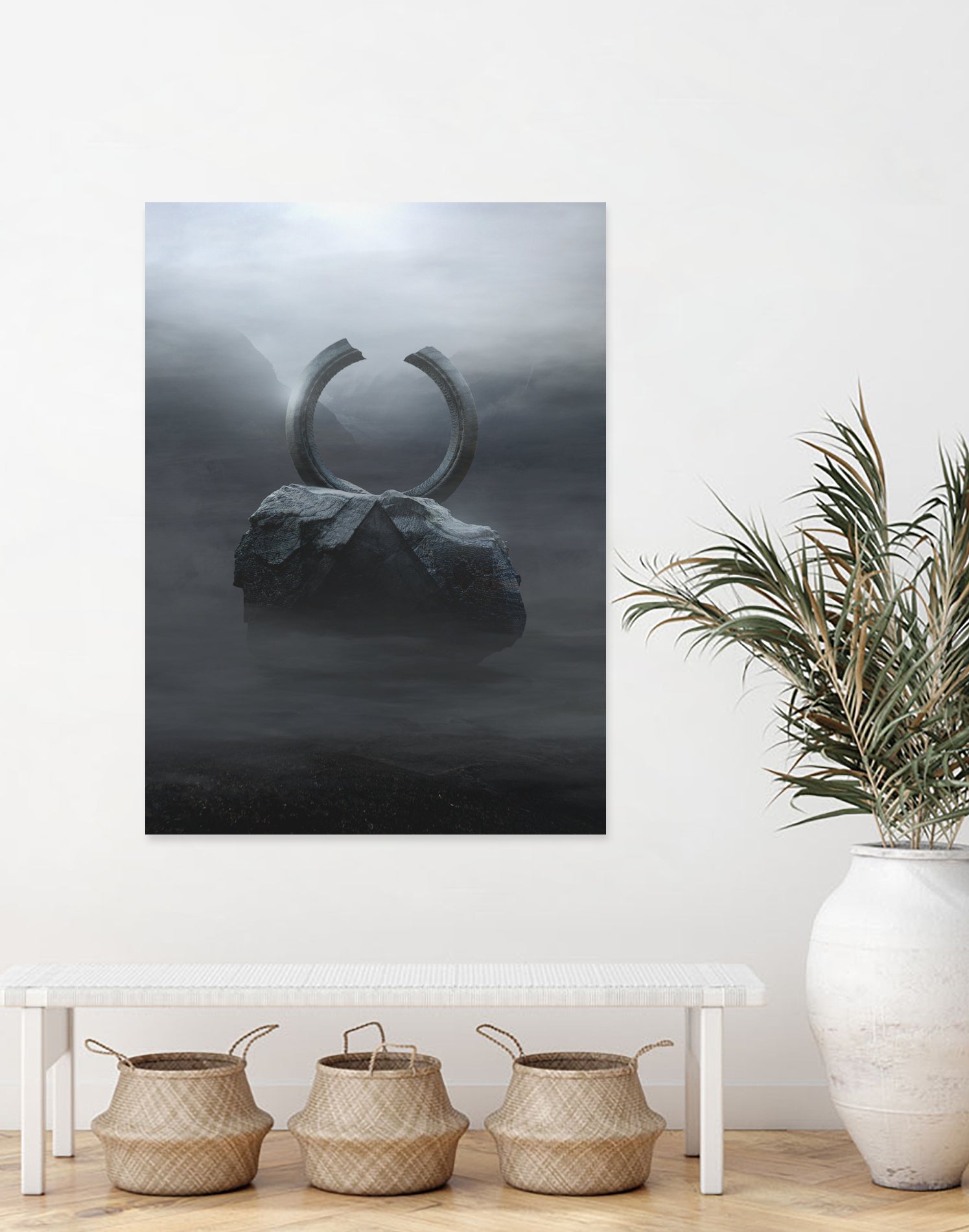 Odin by Tierno Beauregard on GIANT ART - gray digital painting