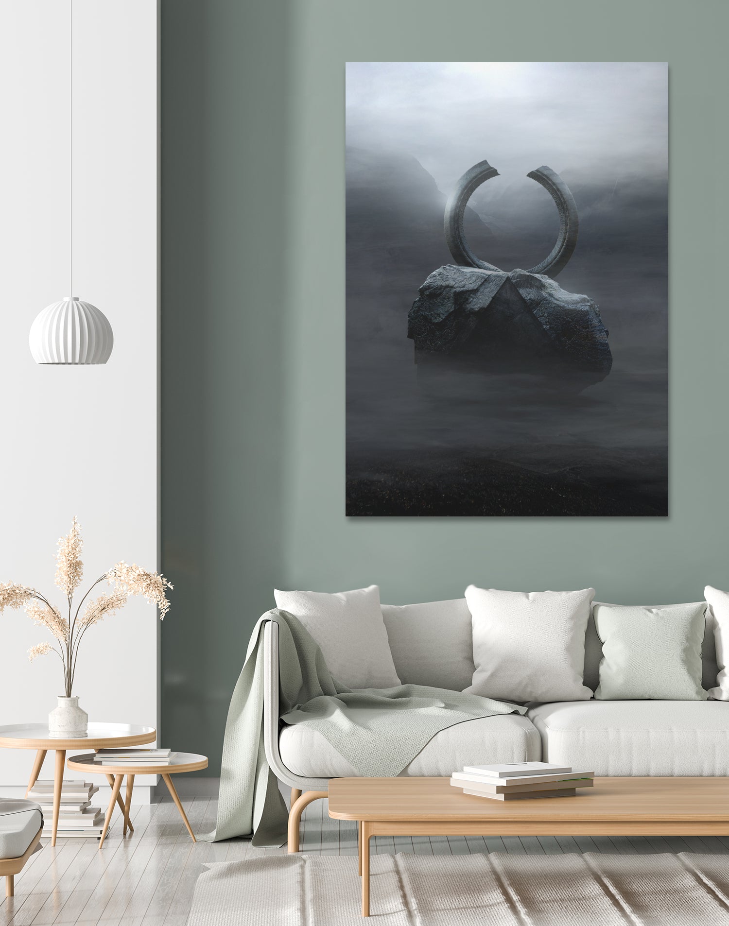 Odin by Tierno Beauregard on GIANT ART - gray digital painting