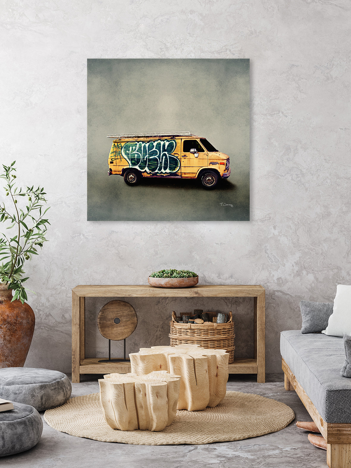 Van #8 by Tim Jarosz on GIANT ART - photo illustration