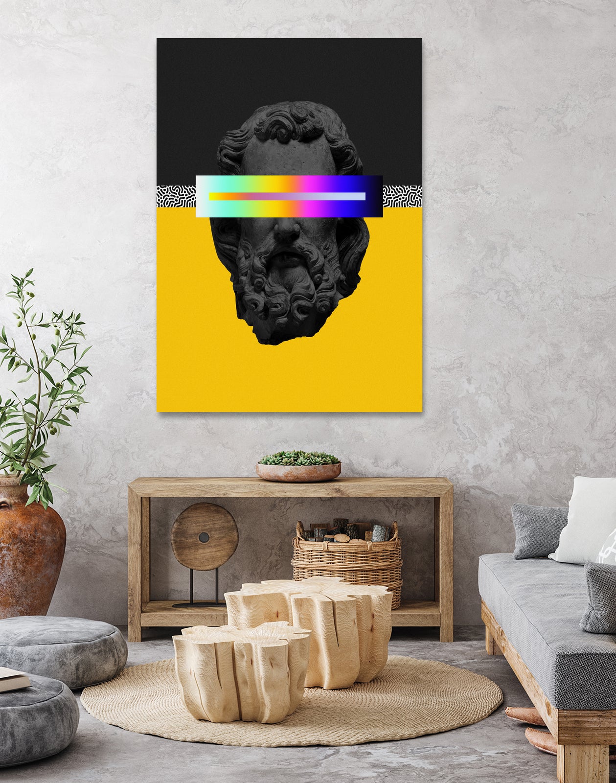 Cenu by Dorian Legret on GIANT ART - yellow photo manipulation