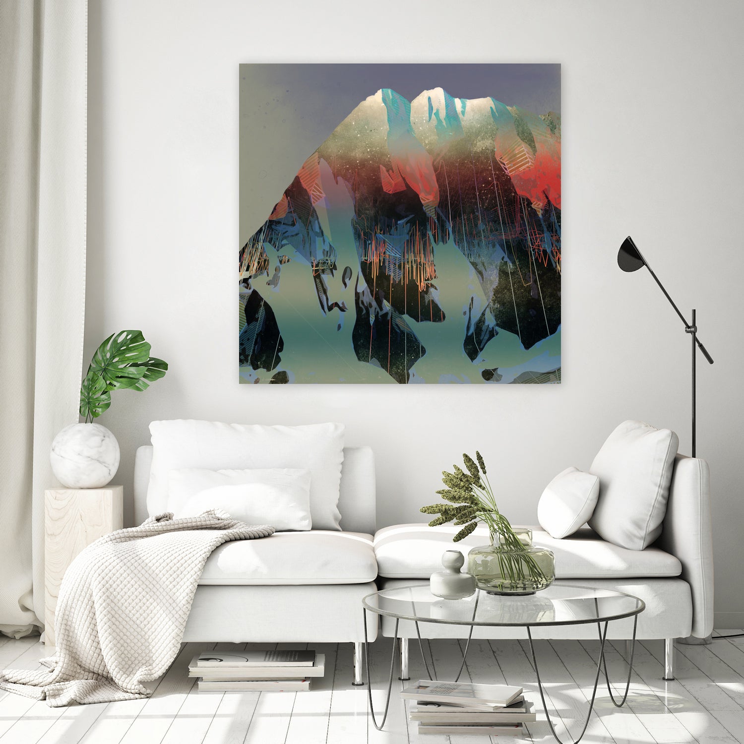 Thinking of a Place by Jamison Gish on GIANT ART - blue digital painting