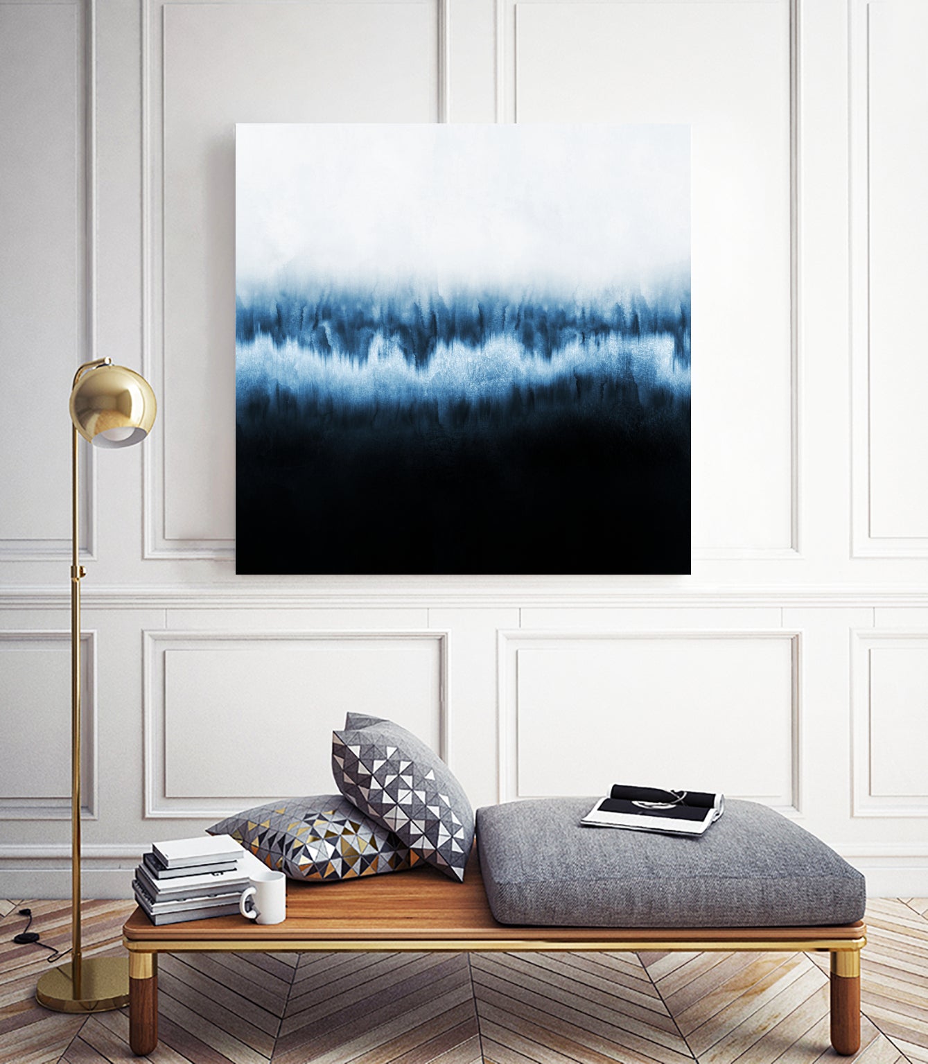 Forest Of Frost by Elisabeth Fredriksson on GIANT ART - blue digital painting