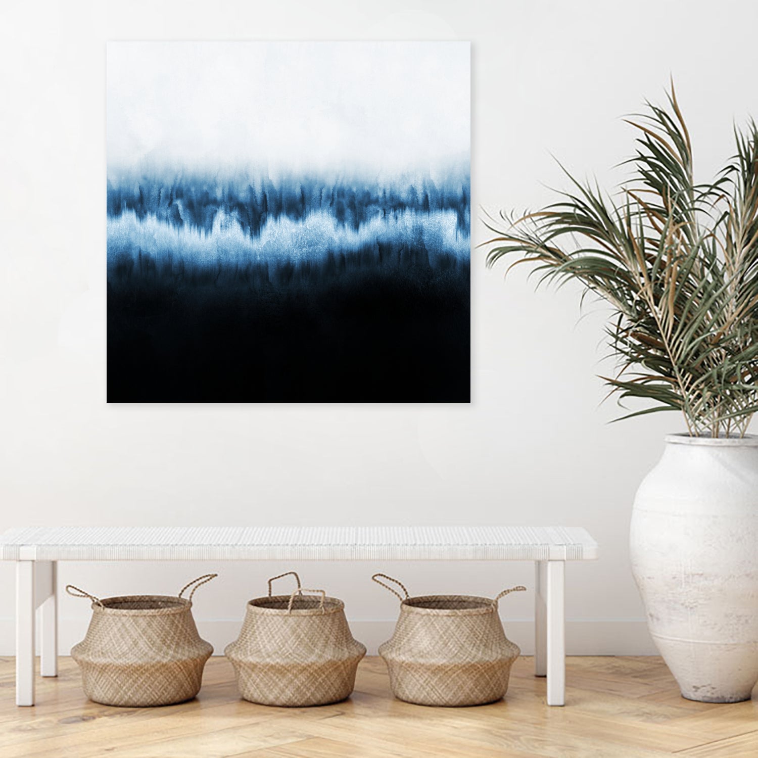 Forest Of Frost by Elisabeth Fredriksson on GIANT ART - blue digital painting