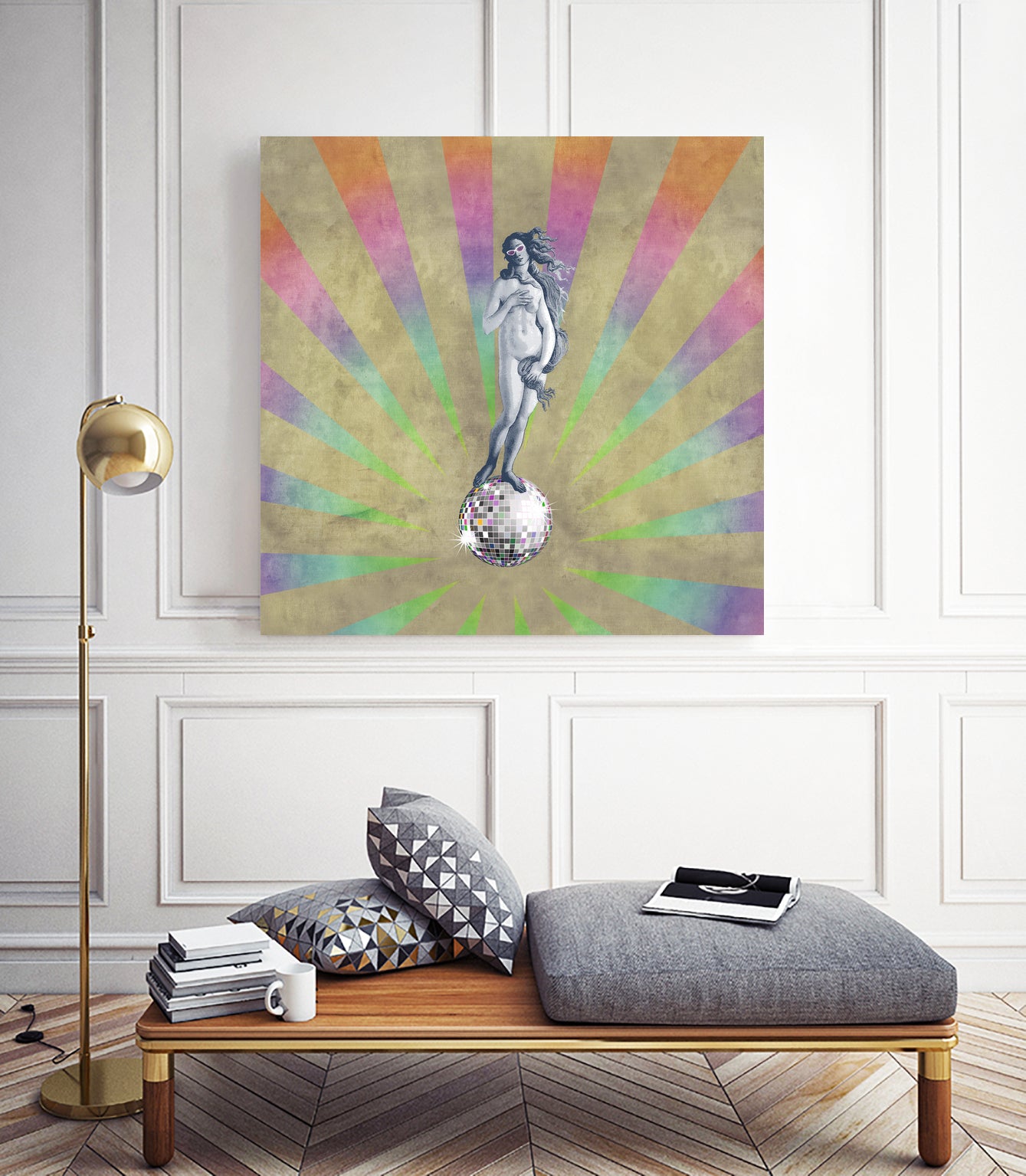 Disco Venus by Angelo Cerantola on GIANT ART - white photo illustration