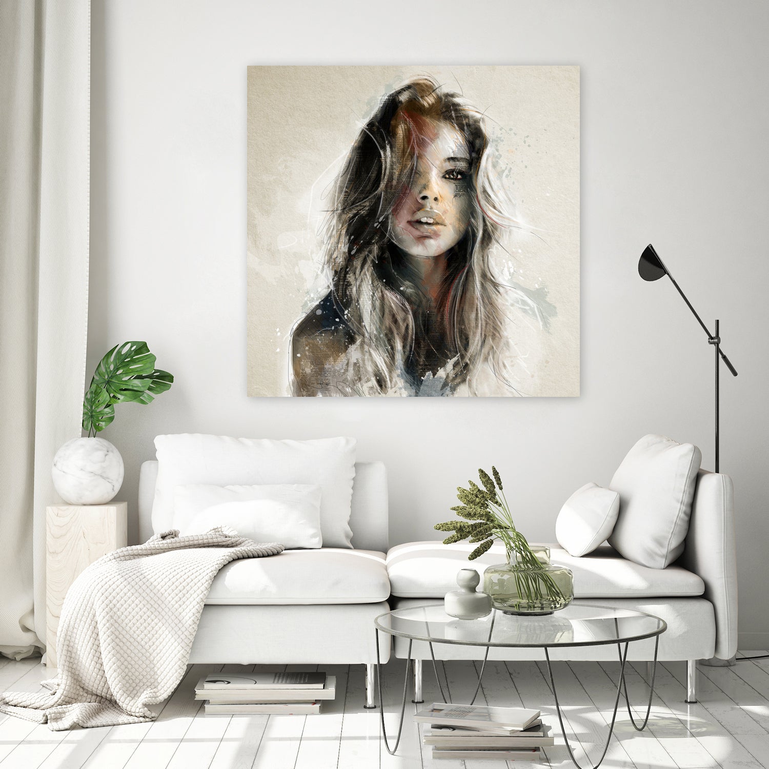 Fashion 2 by Claudio Tosi on GIANT ART - orange digital painting