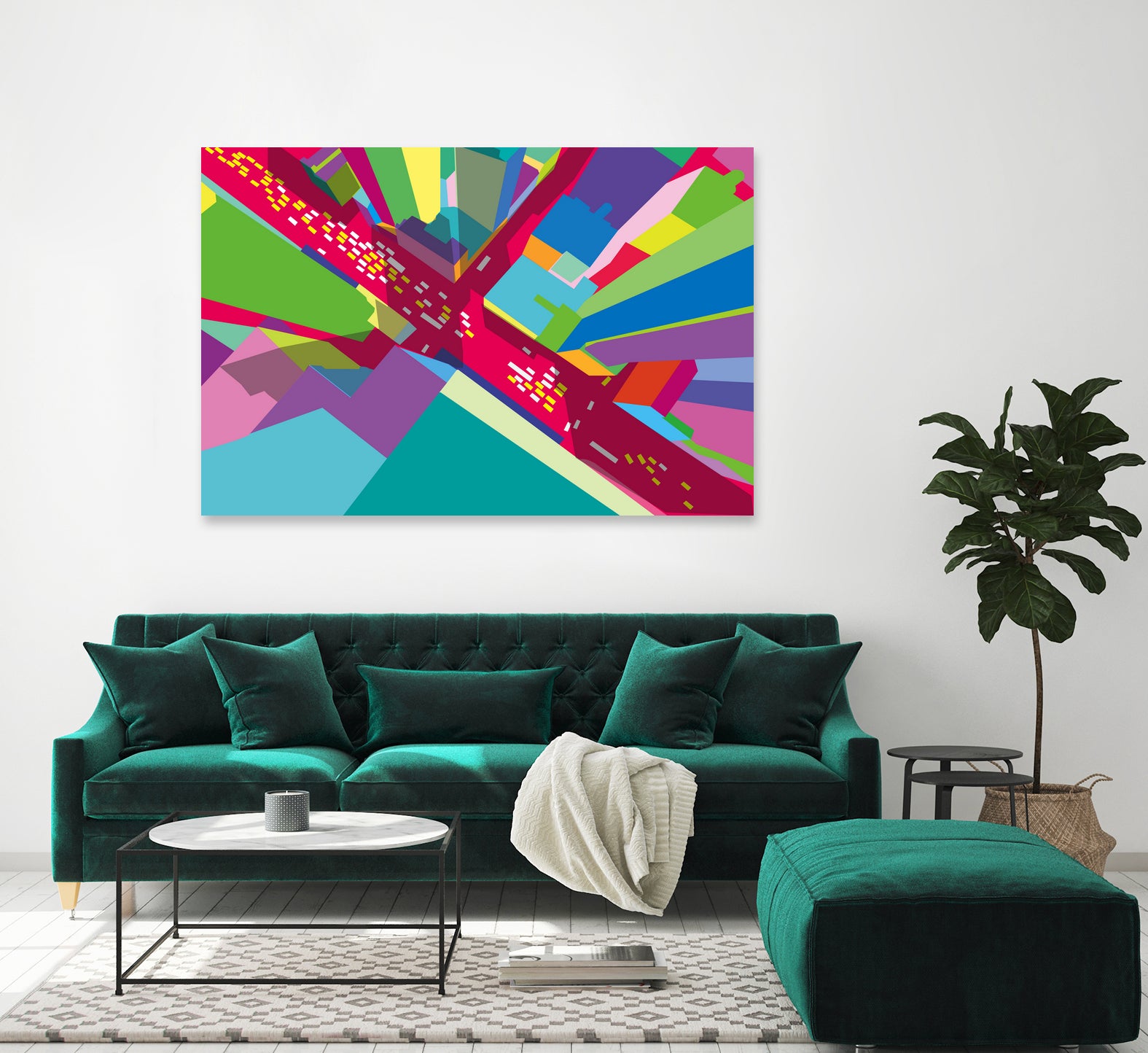 Intersection 2 by Yoni Alter on GIANT ART - vector illustration