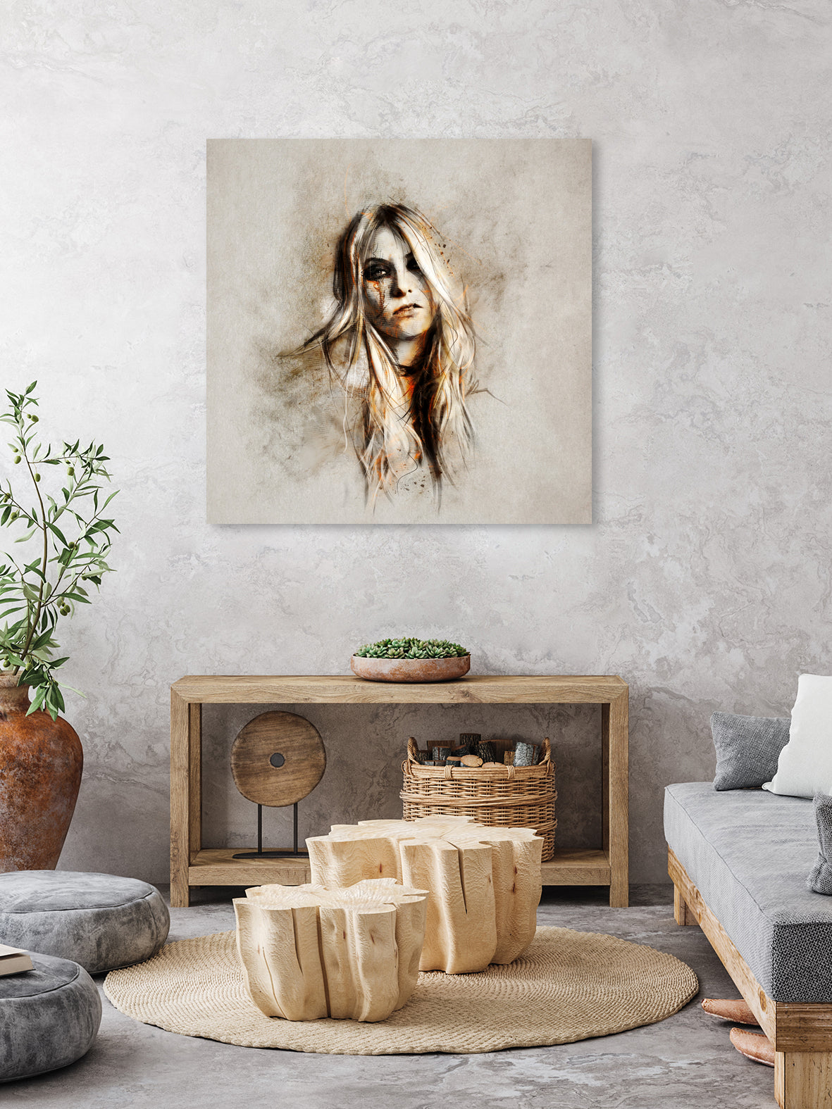 Taylor Momsen by Claudio Tosi on GIANT ART - orange digital painting