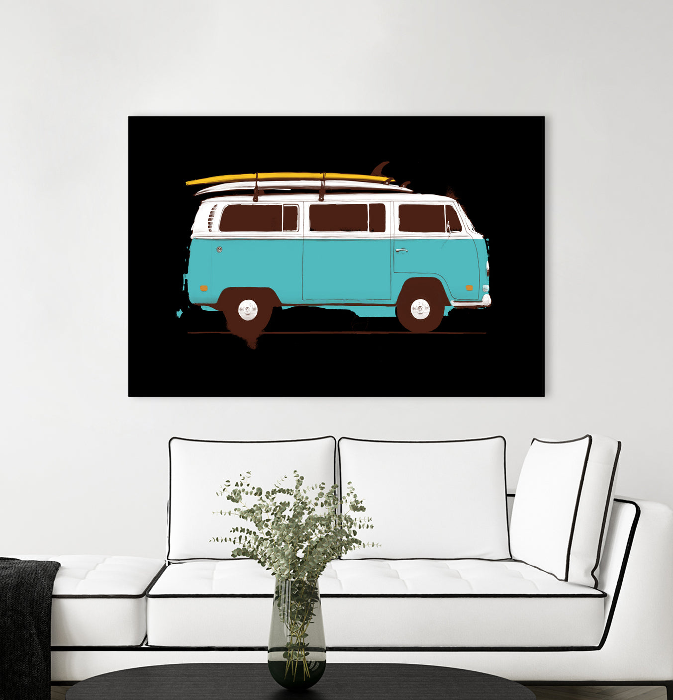 Blue Van by Florent Bodart on GIANT ART - blue digital drawing