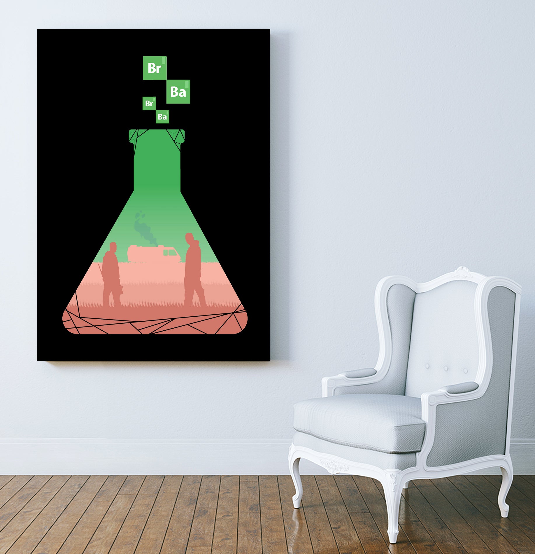 breaking-bad by william combarmond on GIANT ART - blue vector illustration