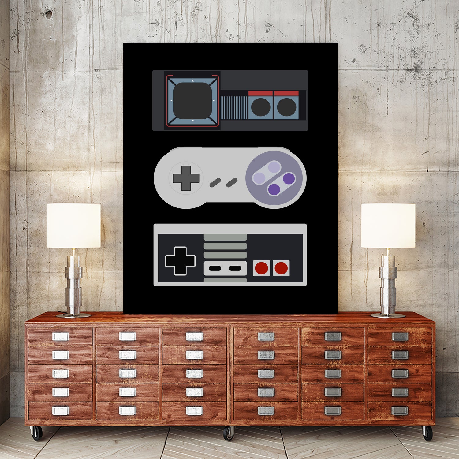 Power Trio by Daniel Sousa on GIANT ART - black vector illustration