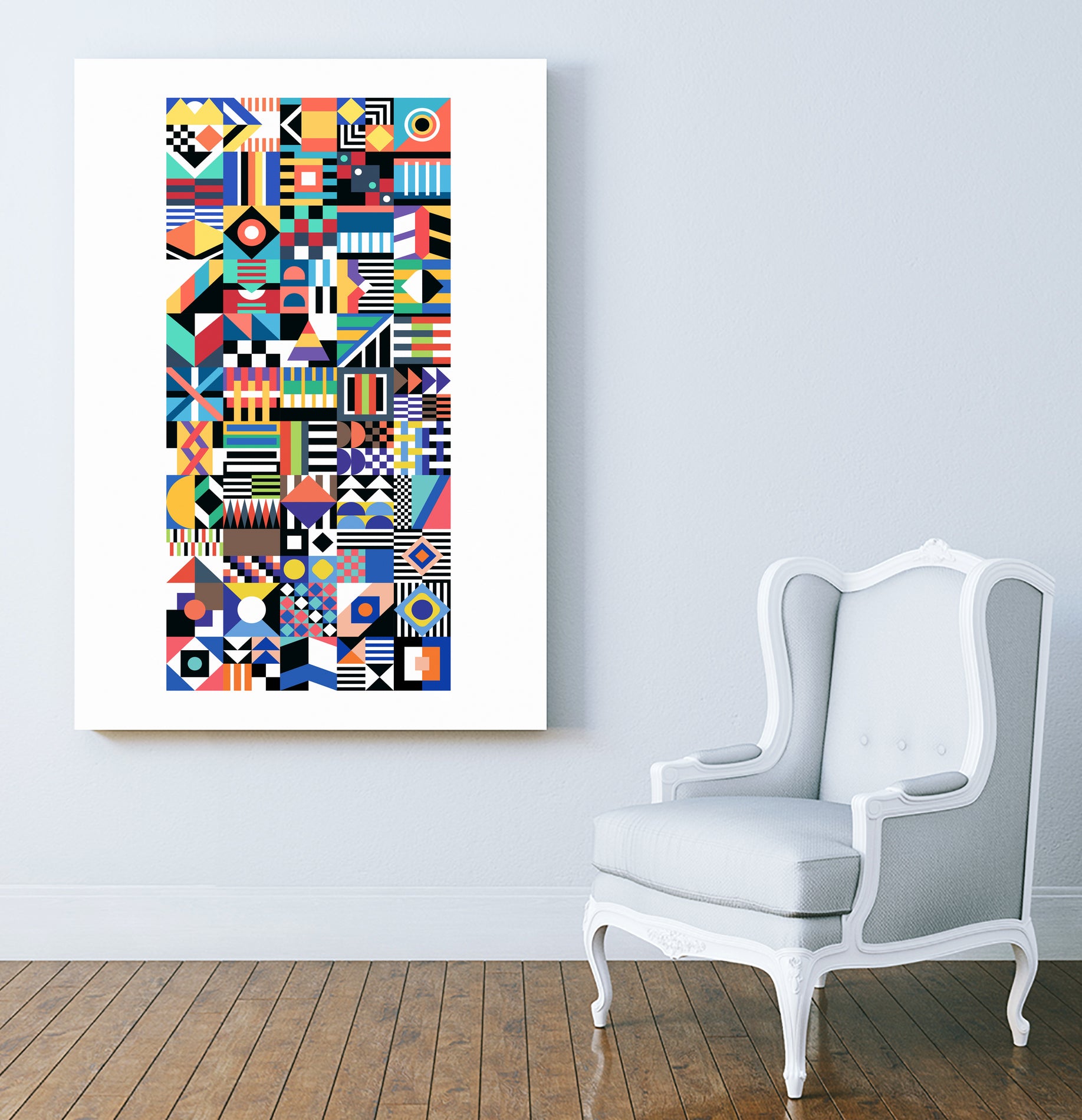 Invisible Cities v2 by Serafim Mendes on GIANT ART - white vector illustration