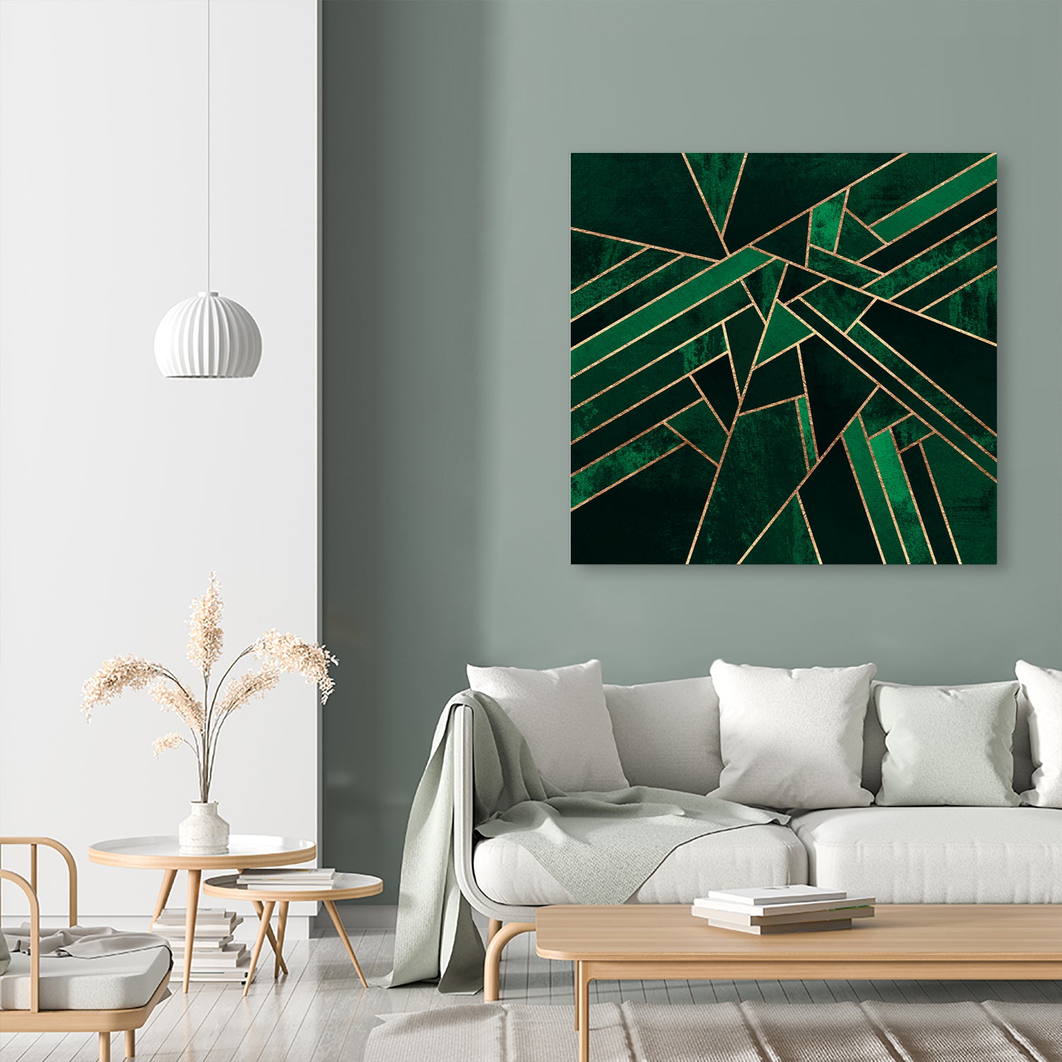 Emerald Night by Elisabeth Fredriksson on GIANT ART - green digital painting