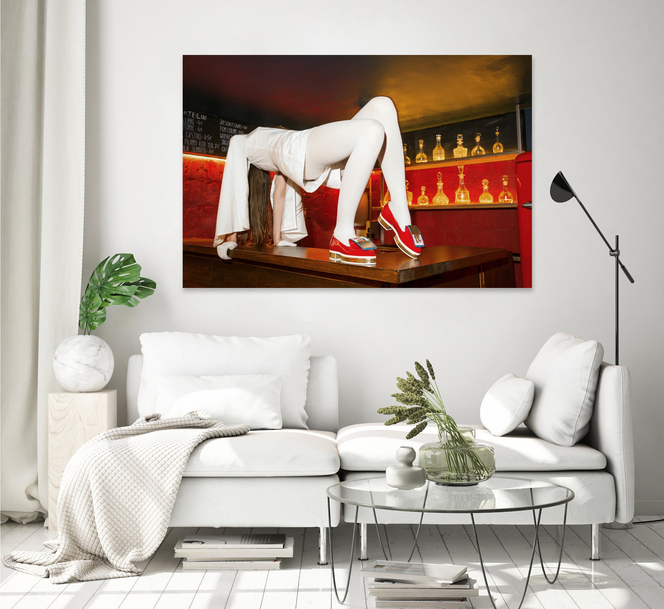 The queen is thirsty. Really, really thirsty by Linas Vaitonis on GIANT ART - red photo illustration