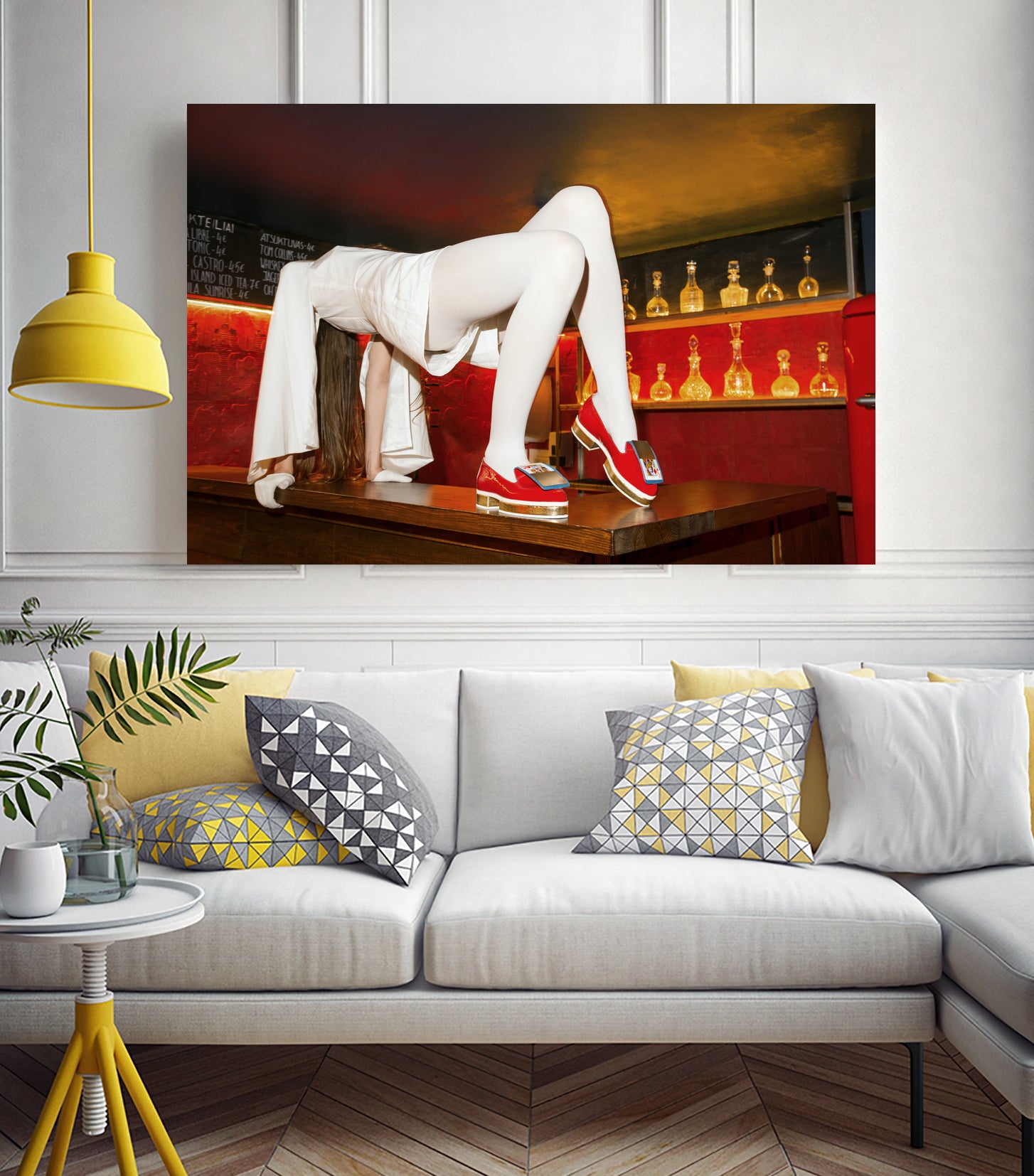 The queen is thirsty. Really, really thirsty by Linas Vaitonis on GIANT ART - red photo illustration