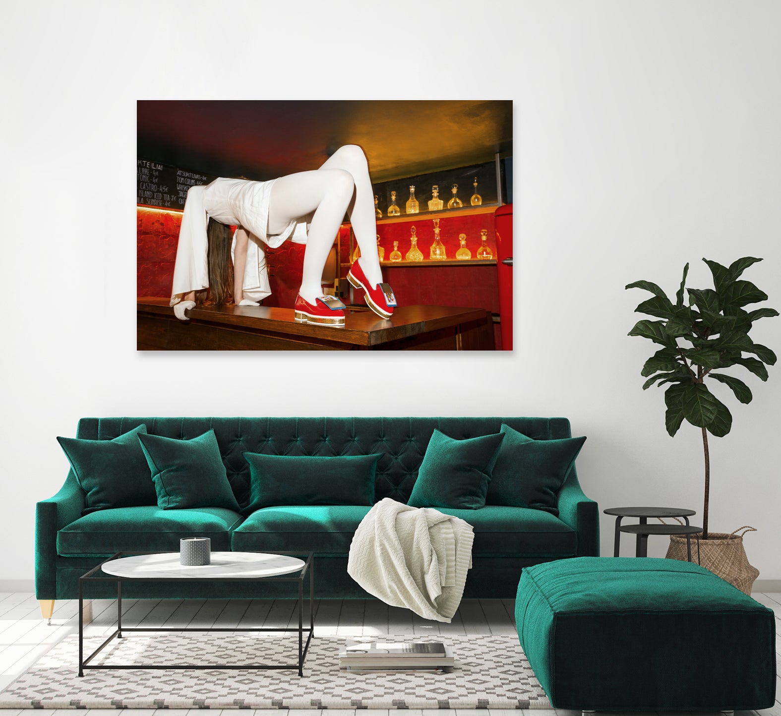 The queen is thirsty. Really, really thirsty by Linas Vaitonis on GIANT ART - red photo illustration