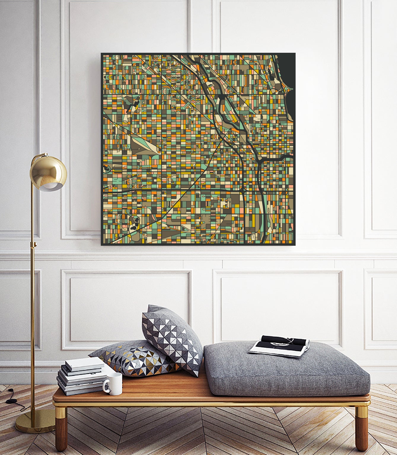 Chicago by Jazzberry Blue on GIANT ART - black vector illustration