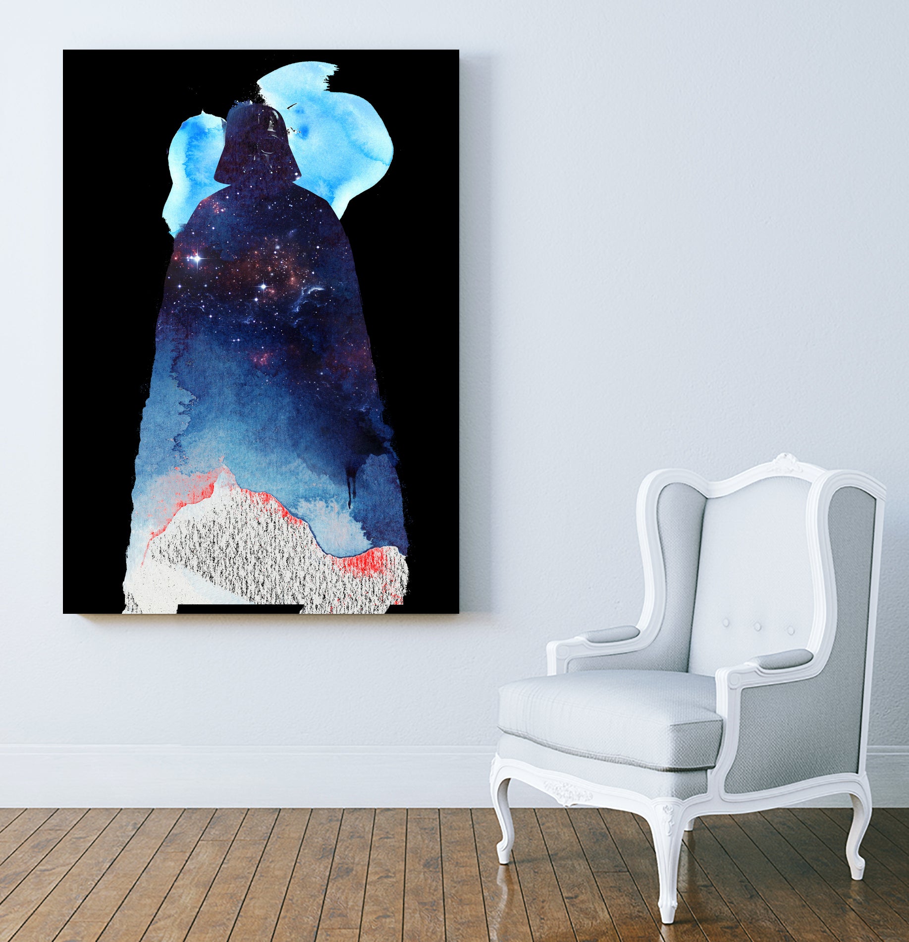 Lord of the Universe by Robert Farkas on GIANT ART - blue digital painting