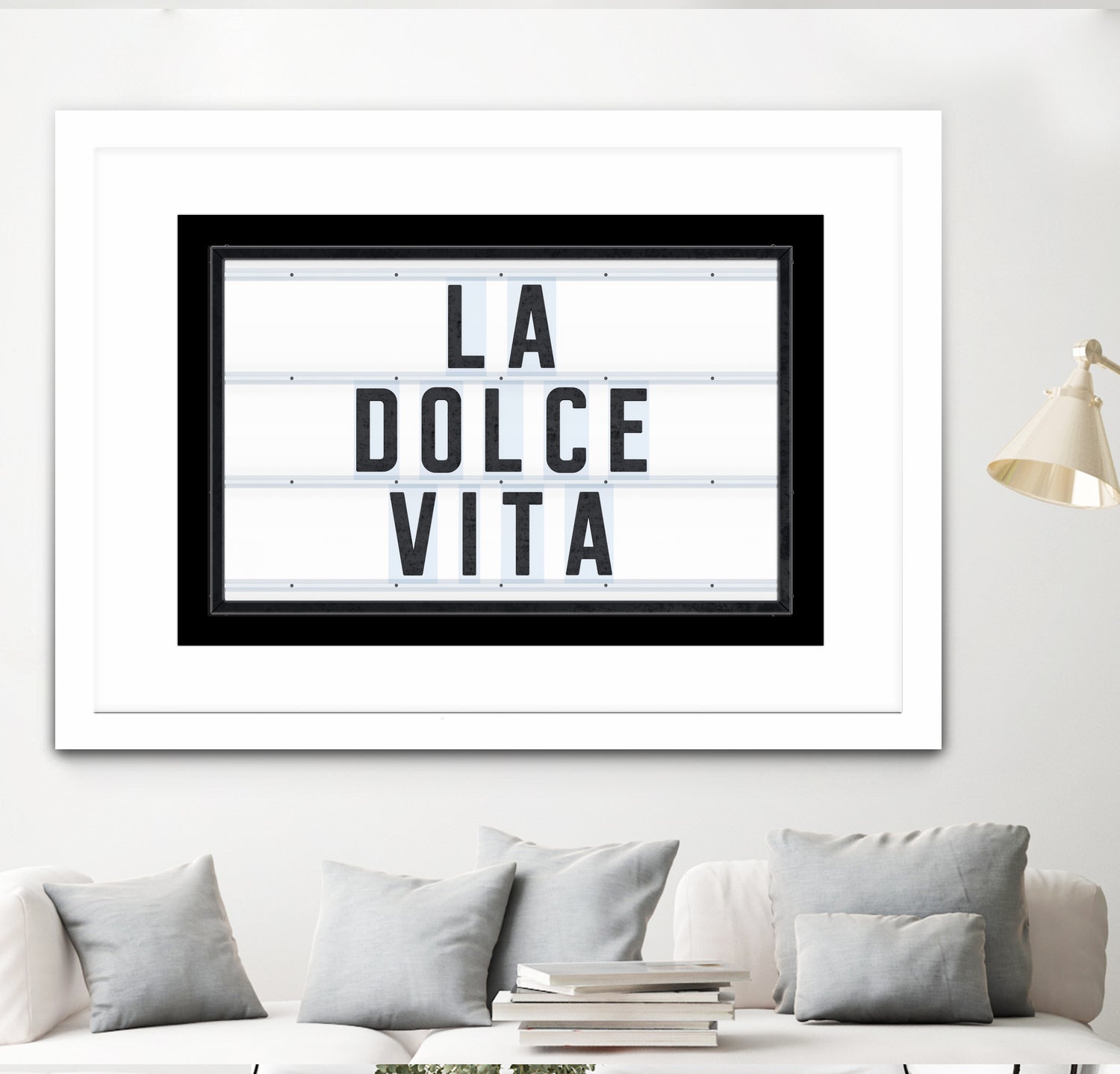 La Dolce Vita by Art Frankenberg on GIANT ART - white typography