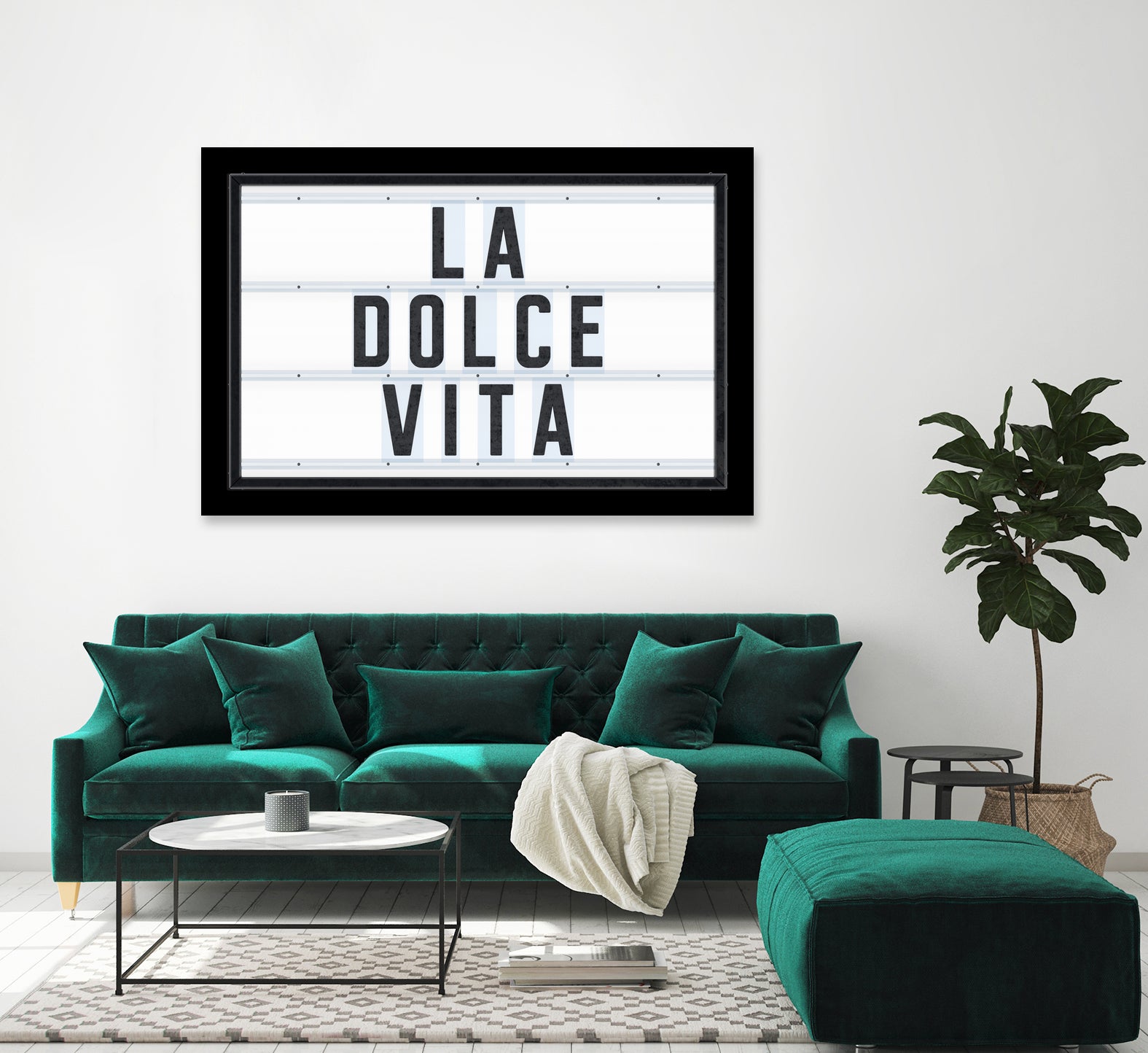 La Dolce Vita by Art Frankenberg on GIANT ART - white typography