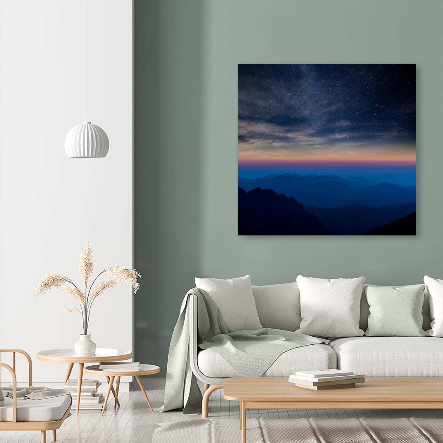 When The Night Comes by Juraj Chrastina on GIANT ART - blue digital painting