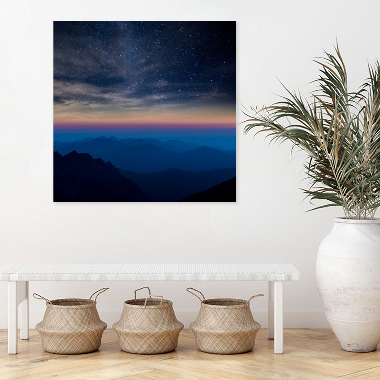 When The Night Comes by Juraj Chrastina on GIANT ART - blue digital painting