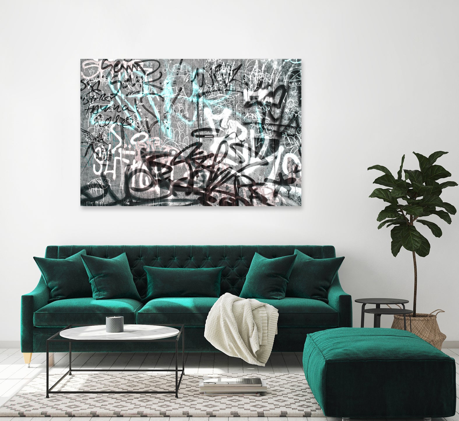 2017_Graffiti_Muster6 by Andreas Gerlach on GIANT ART - gray photo illustration