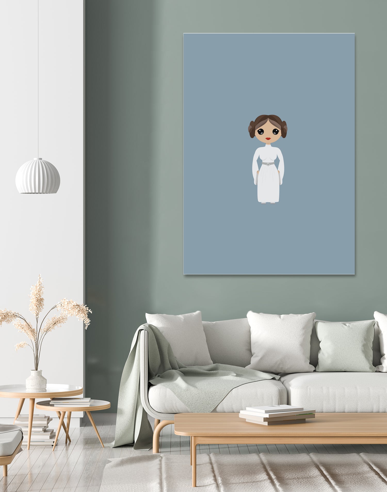 Leia by Kenzie Brown on GIANT ART - blue character design